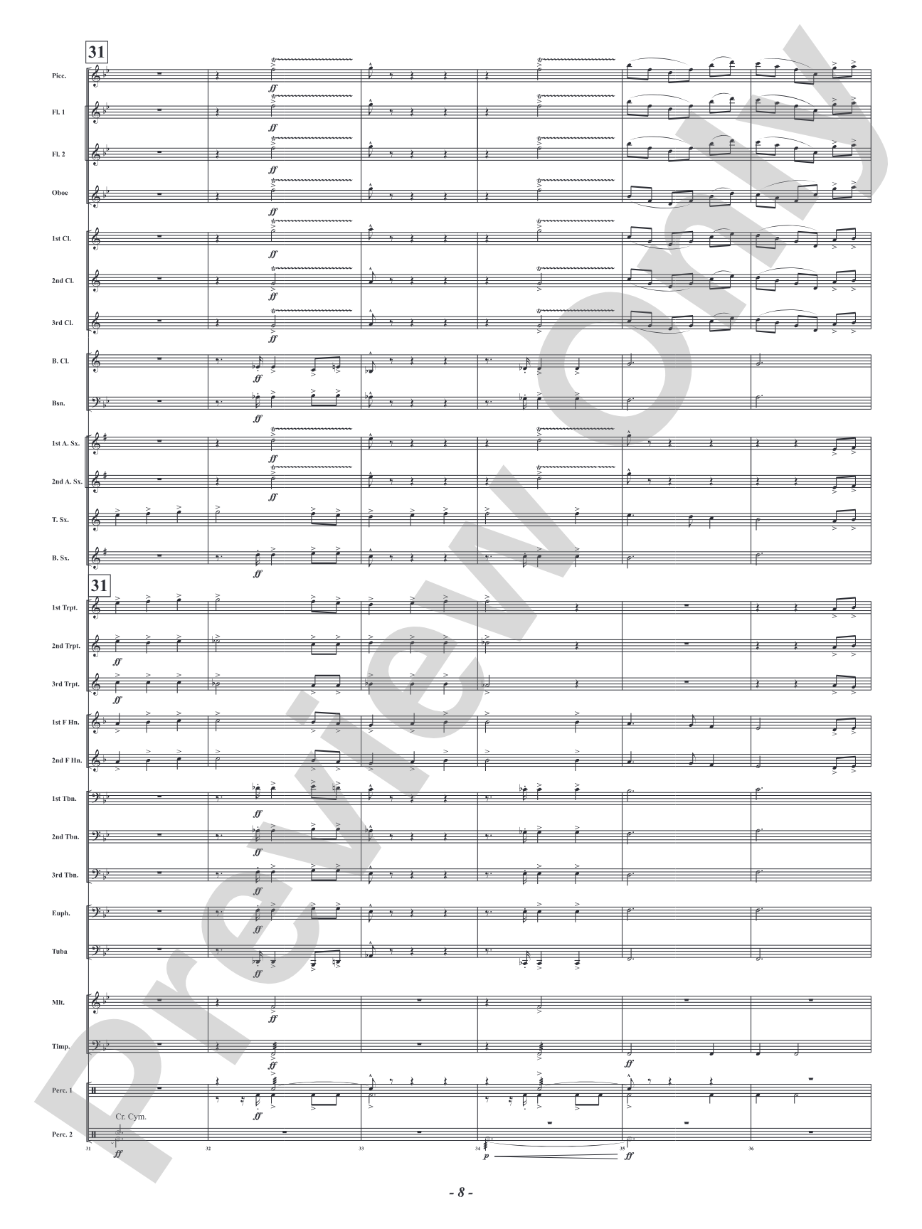 Home of the Brave - A Fantasia on "The Star Spangled Banner": Concert Band Conductor Score & Parts
