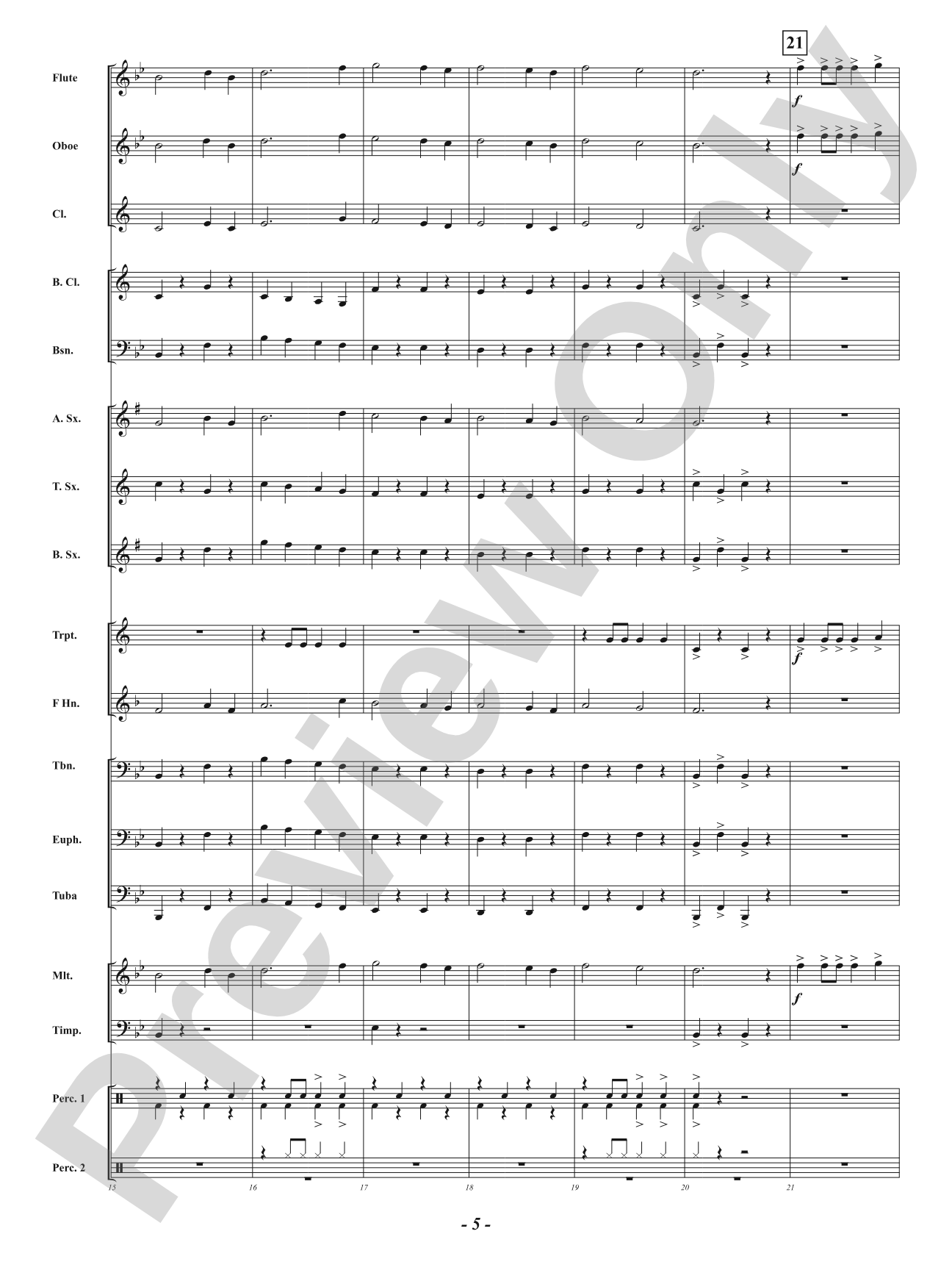 Skyward March: Concert Band Conductor Score & Parts
