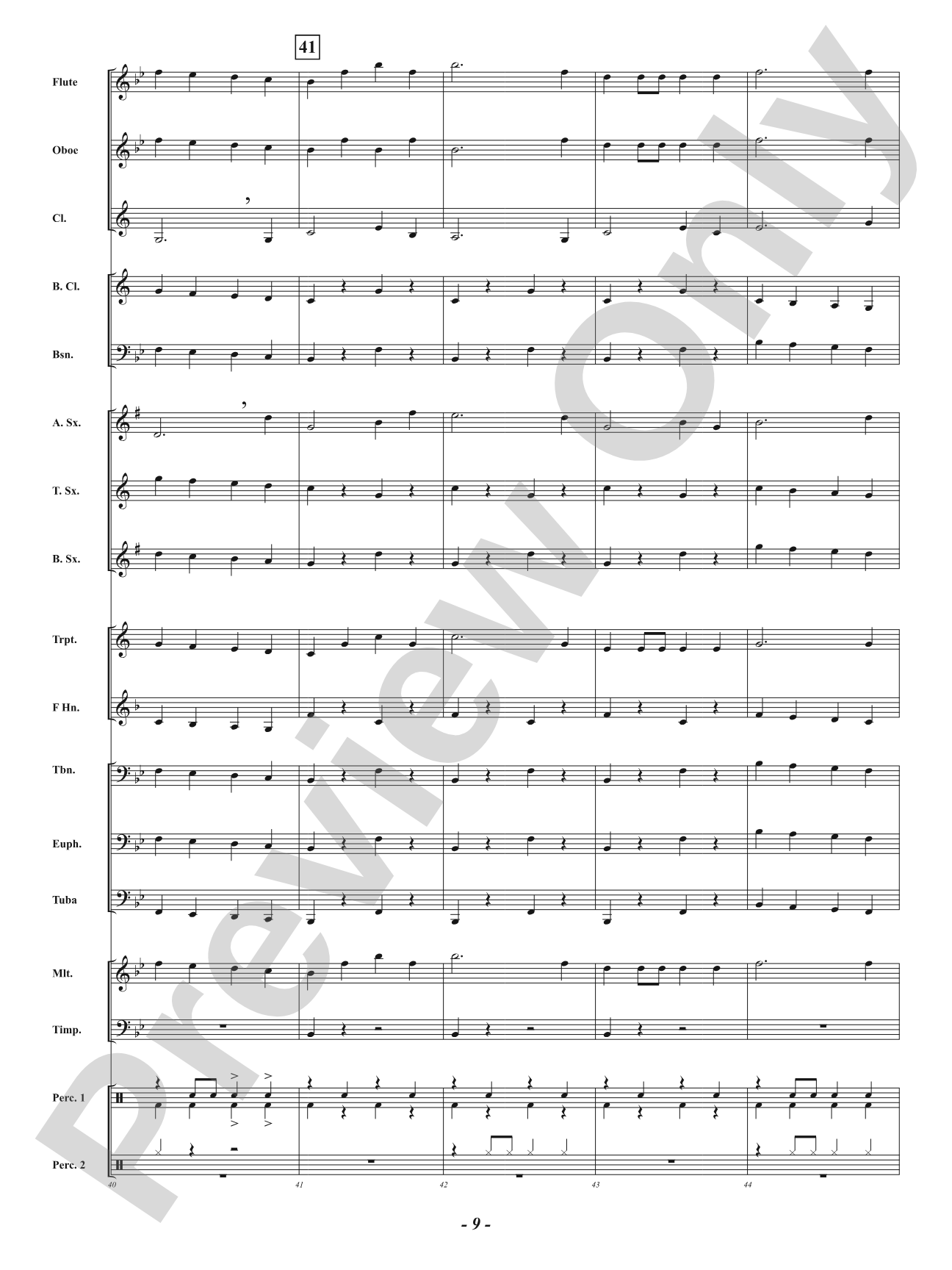 Skyward March: Concert Band Conductor Score & Parts