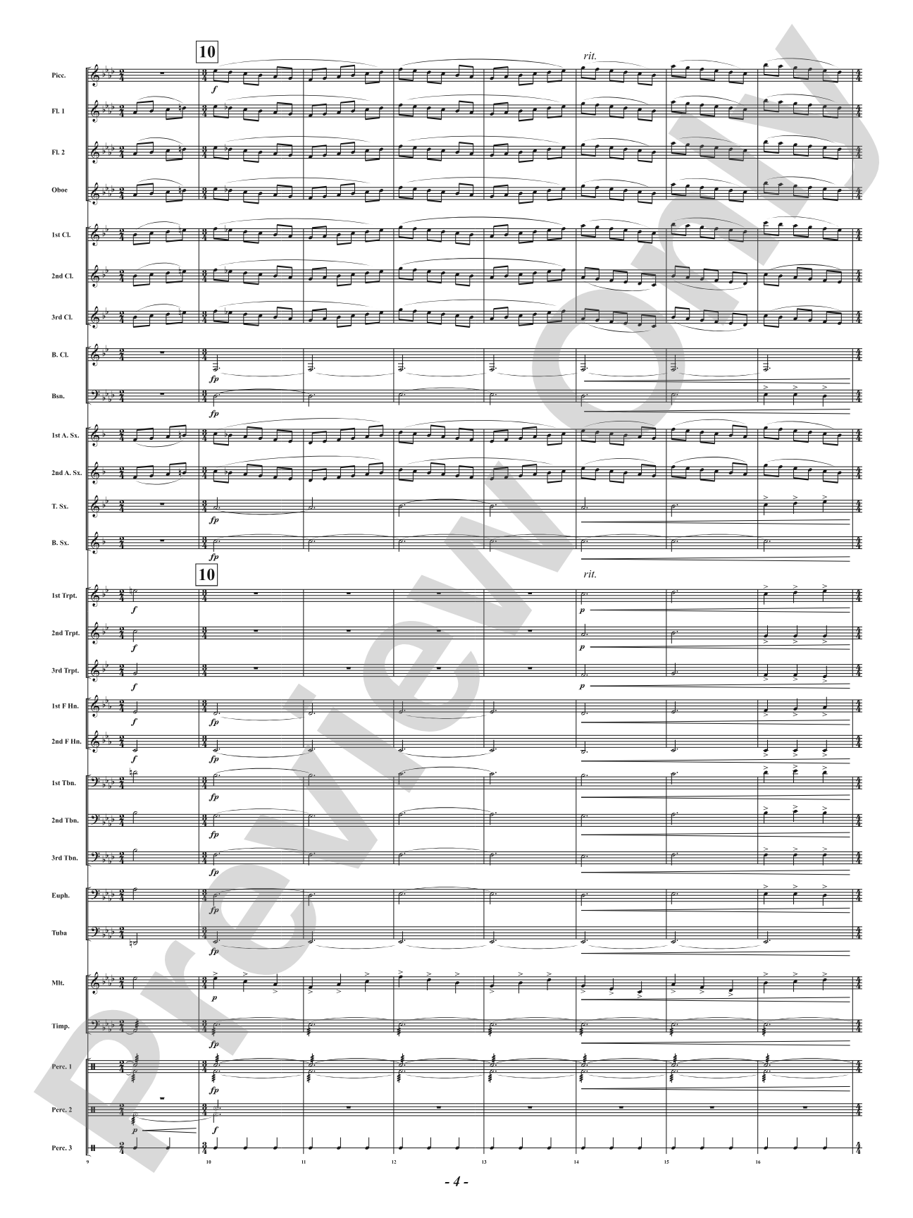 Christmas Trees Around the World: Concert Band Conductor Score & Parts