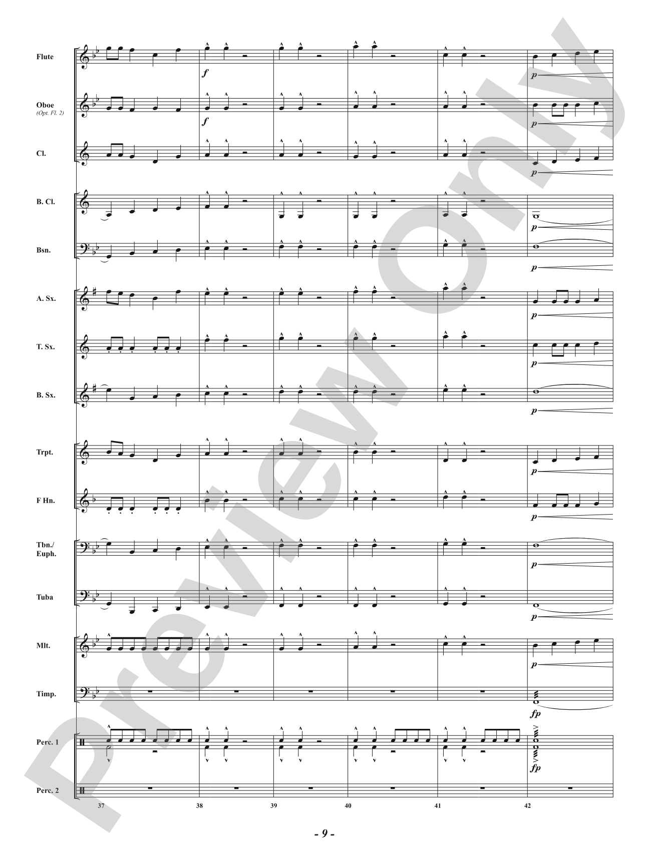 Galaxy Defenders: Concert Band Conductor Score & Parts