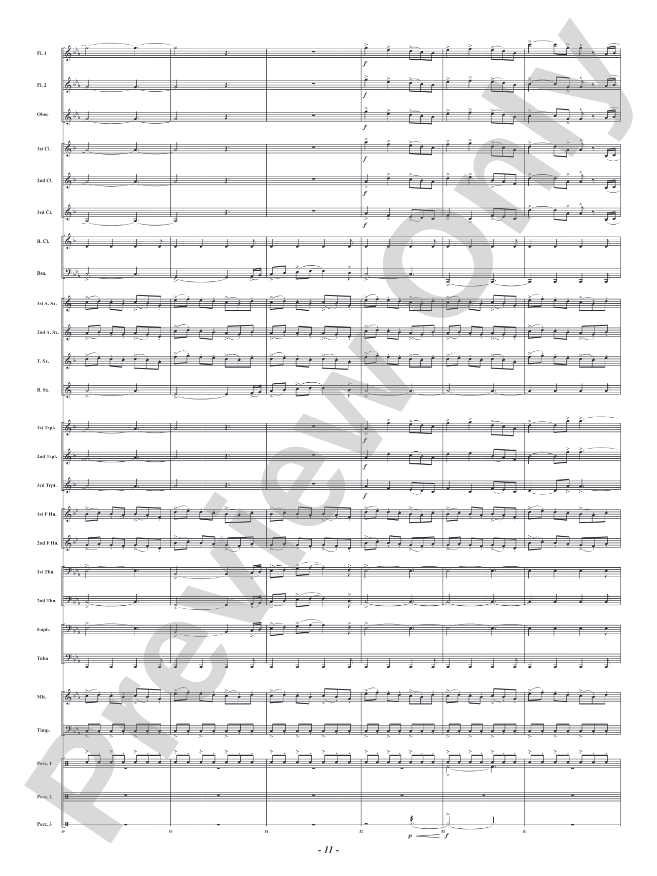 Roar in the Wind: Concert Band Conductor Score & Parts