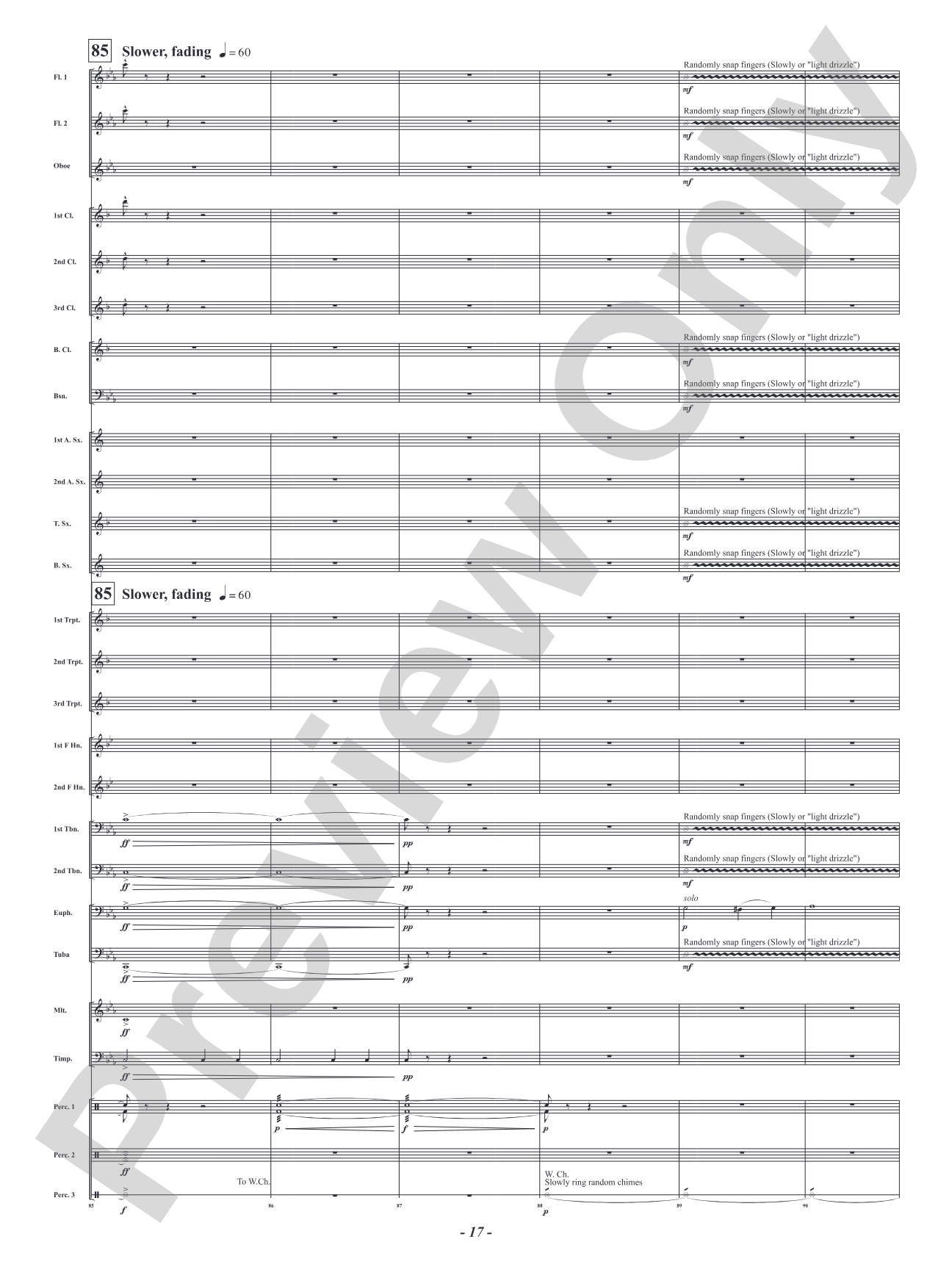 Roar in the Wind: Concert Band Conductor Score & Parts