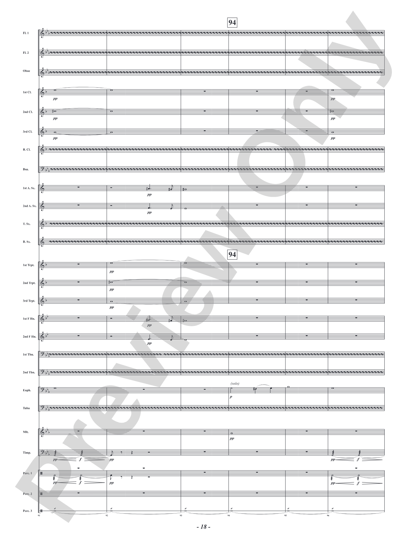 Roar in the Wind: Concert Band Conductor Score & Parts