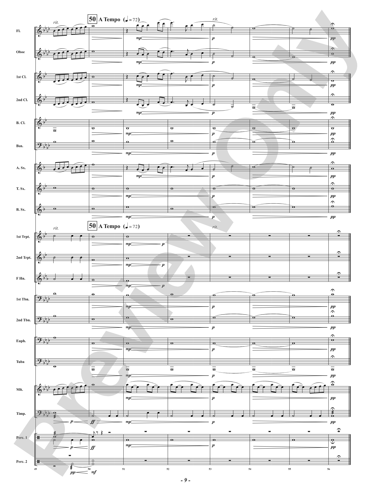 To a Place Called Hope - For All Children Battling Cancer: Concert Band Conductor Score & Parts
