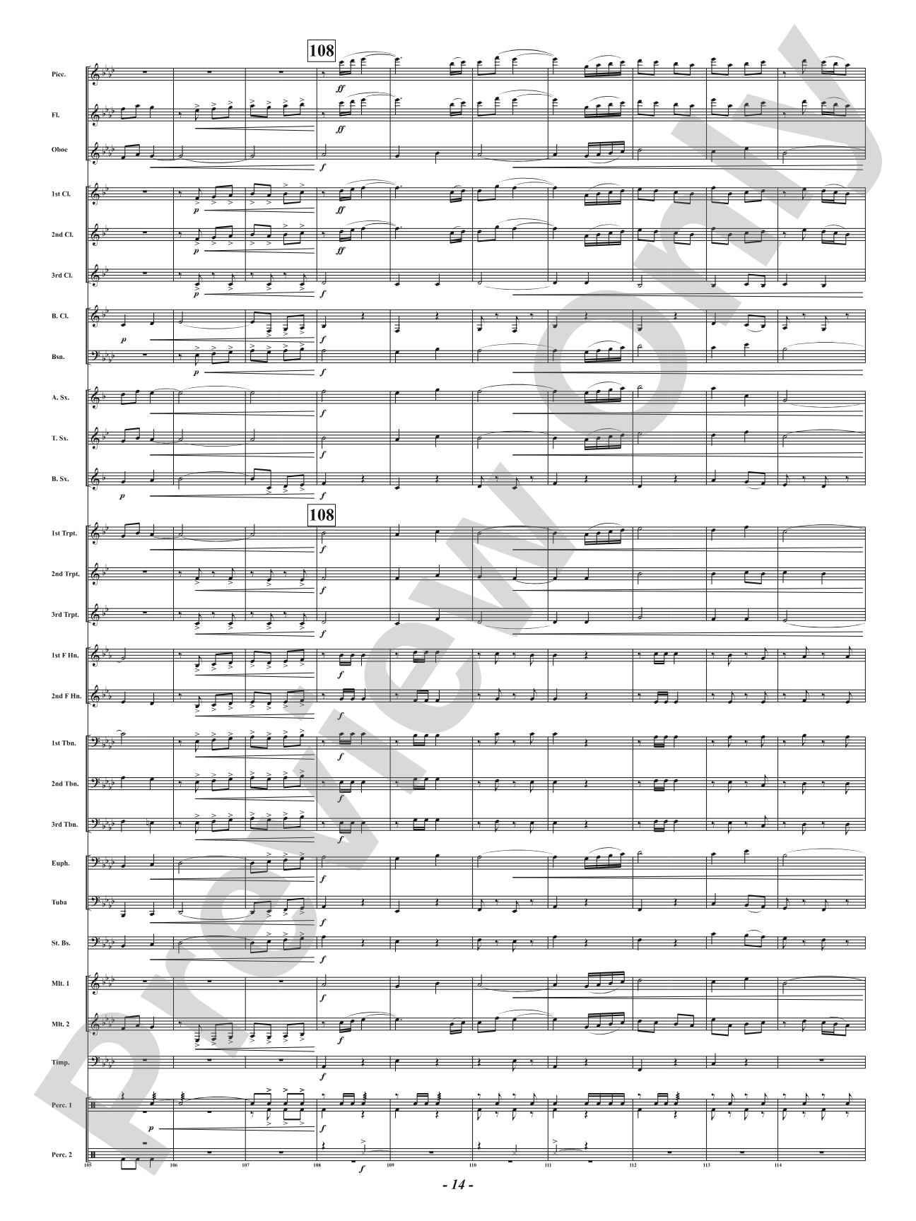 Ever the Rambling Winds - Concert March: Concert Band Conductor Score & Parts