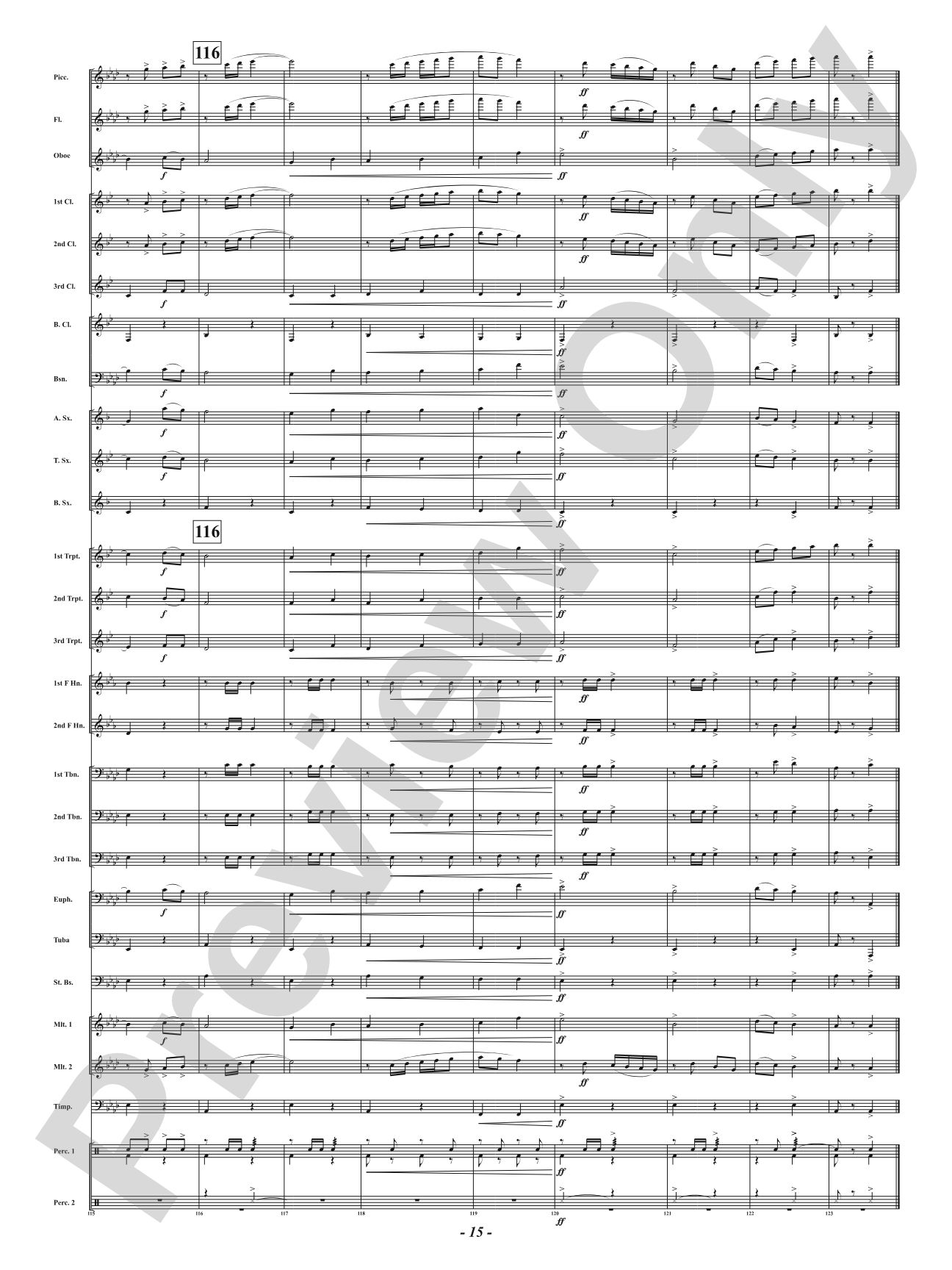 Ever the Rambling Winds - Concert March: Concert Band Conductor Score & Parts