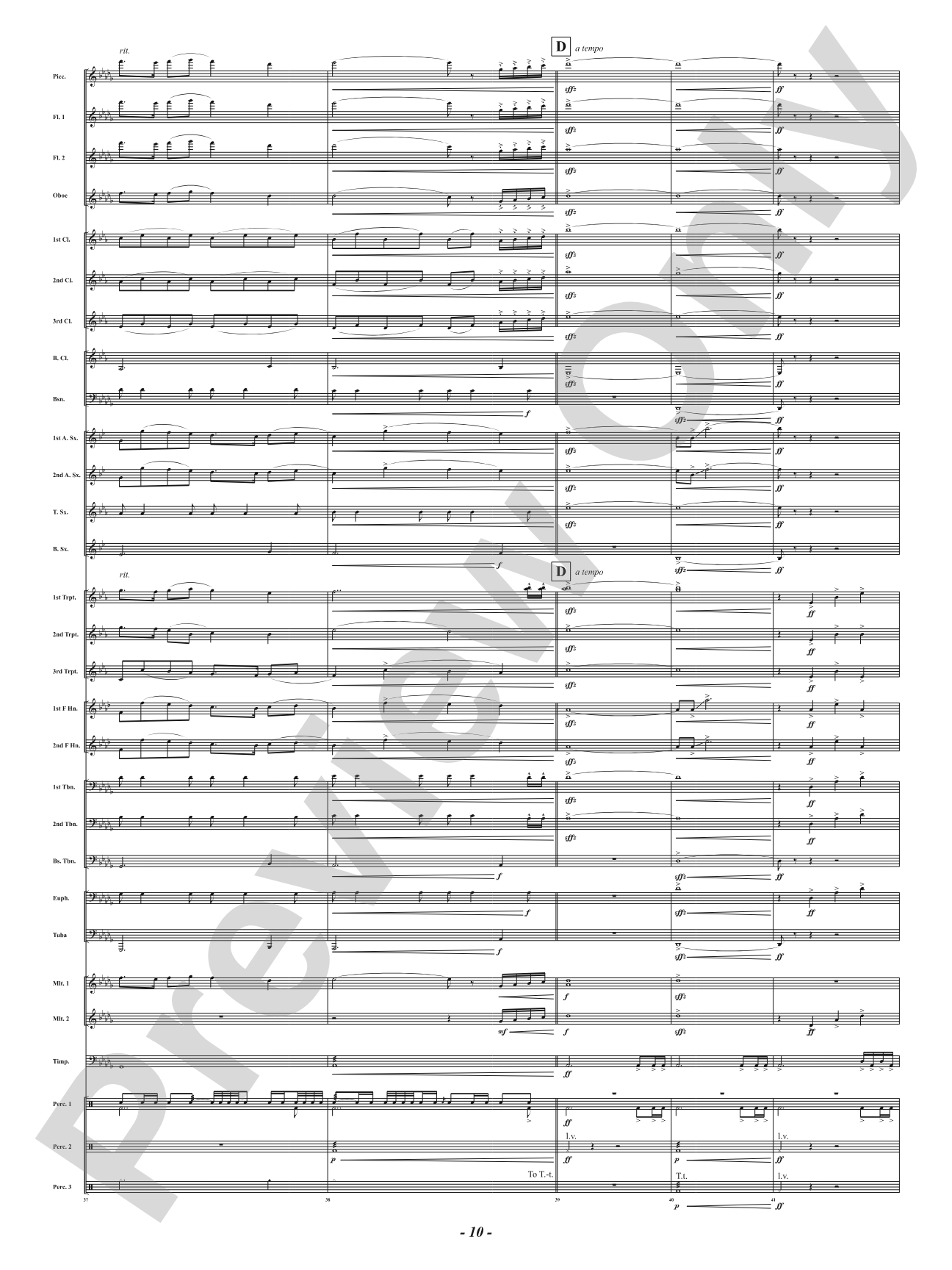 Atlantic Fanfare: Concert Band Conductor Score & Parts