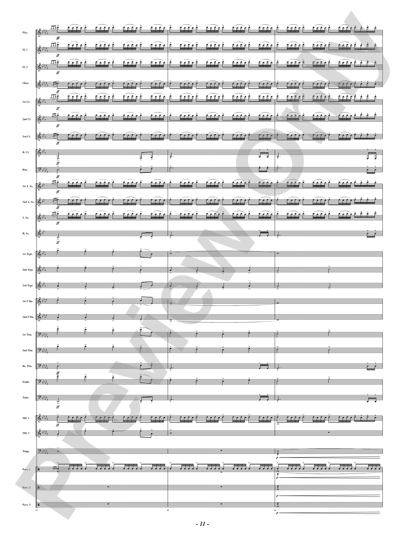 Atlantic Fanfare: Concert Band Conductor Score & Parts