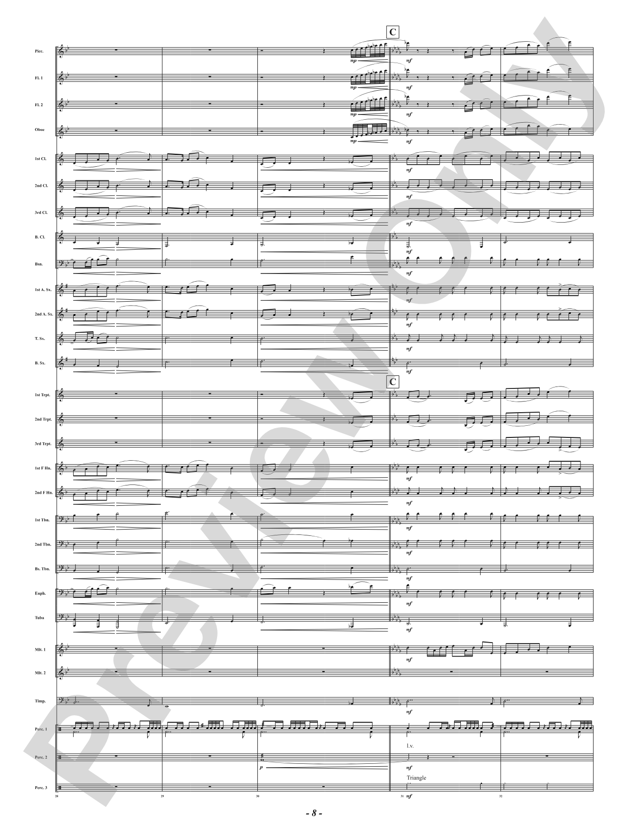Atlantic Fanfare: Concert Band Conductor Score & Parts