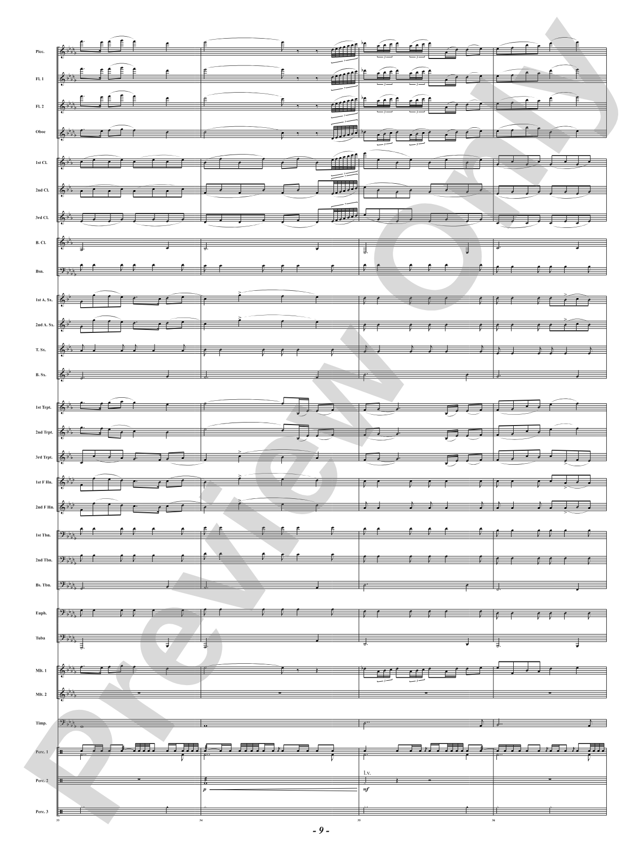 Atlantic Fanfare: Concert Band Conductor Score & Parts
