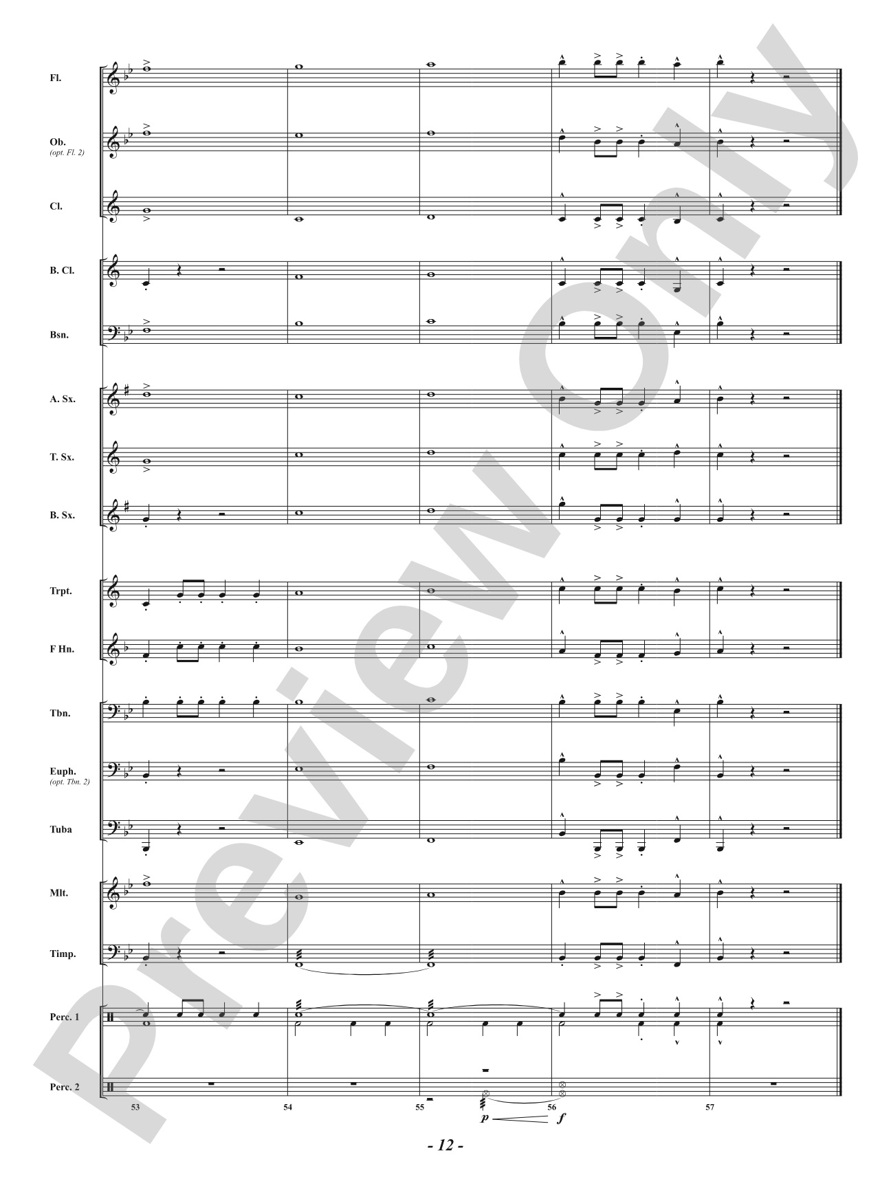 The Royal Horsemen: Concert Band Conductor Score & Parts