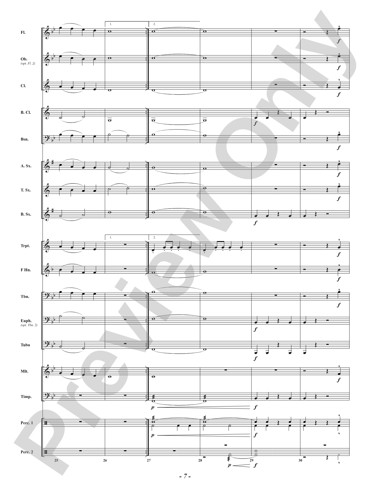 The Royal Horsemen: Concert Band Conductor Score & Parts