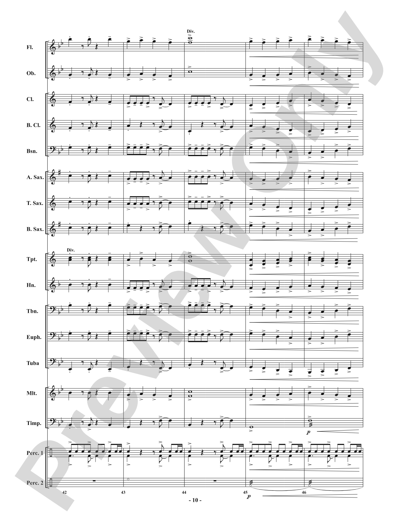 Dragon Bones: Concert Band Conductor Score & Parts
