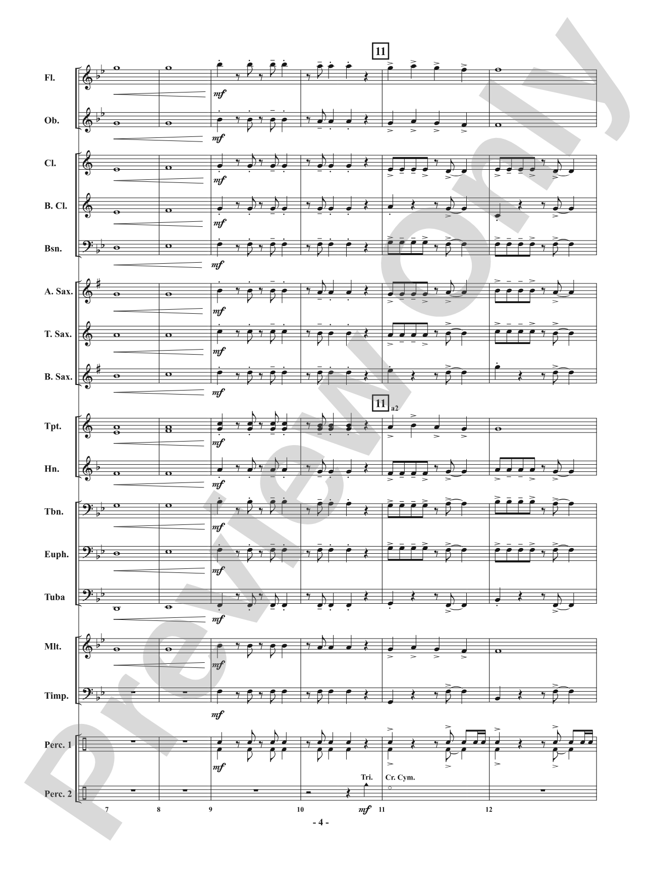 Dragon Bones: Concert Band Conductor Score & Parts