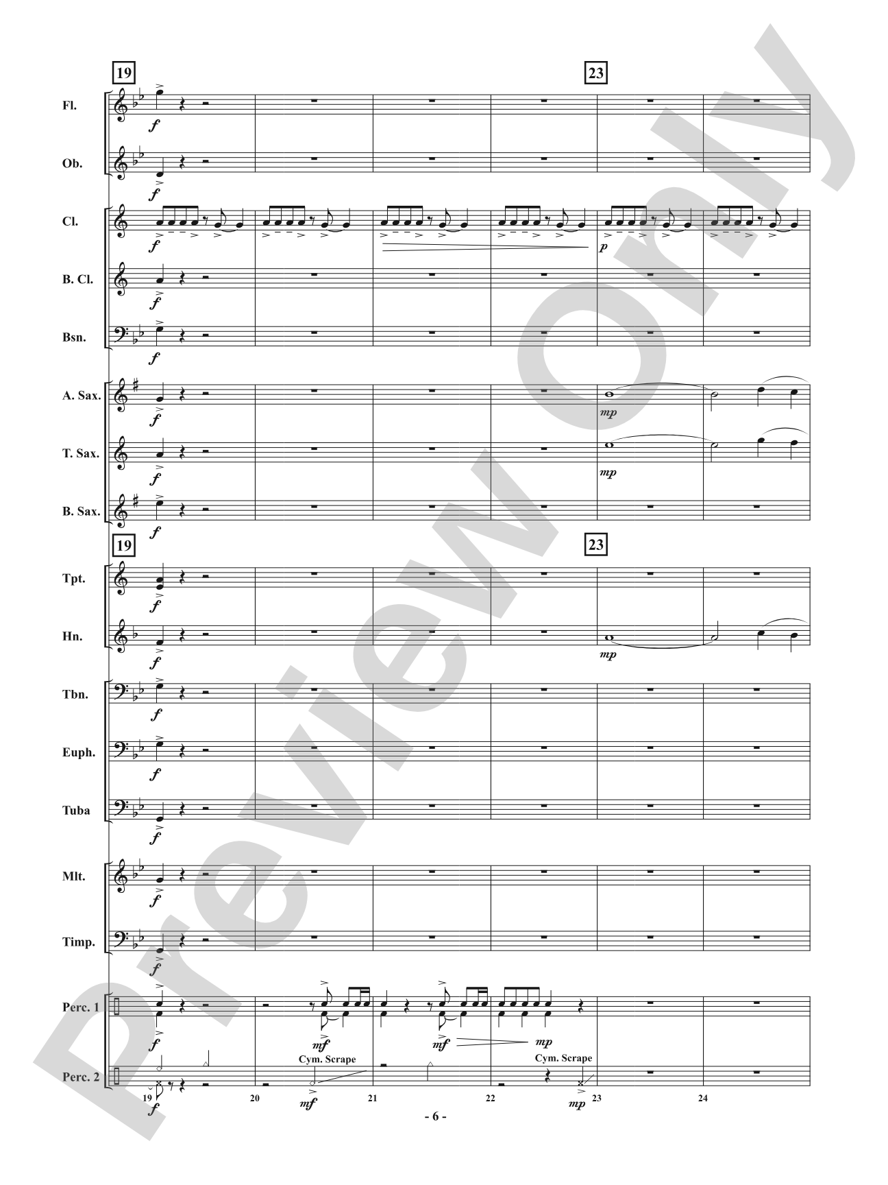 Dragon Bones: Concert Band Conductor Score & Parts