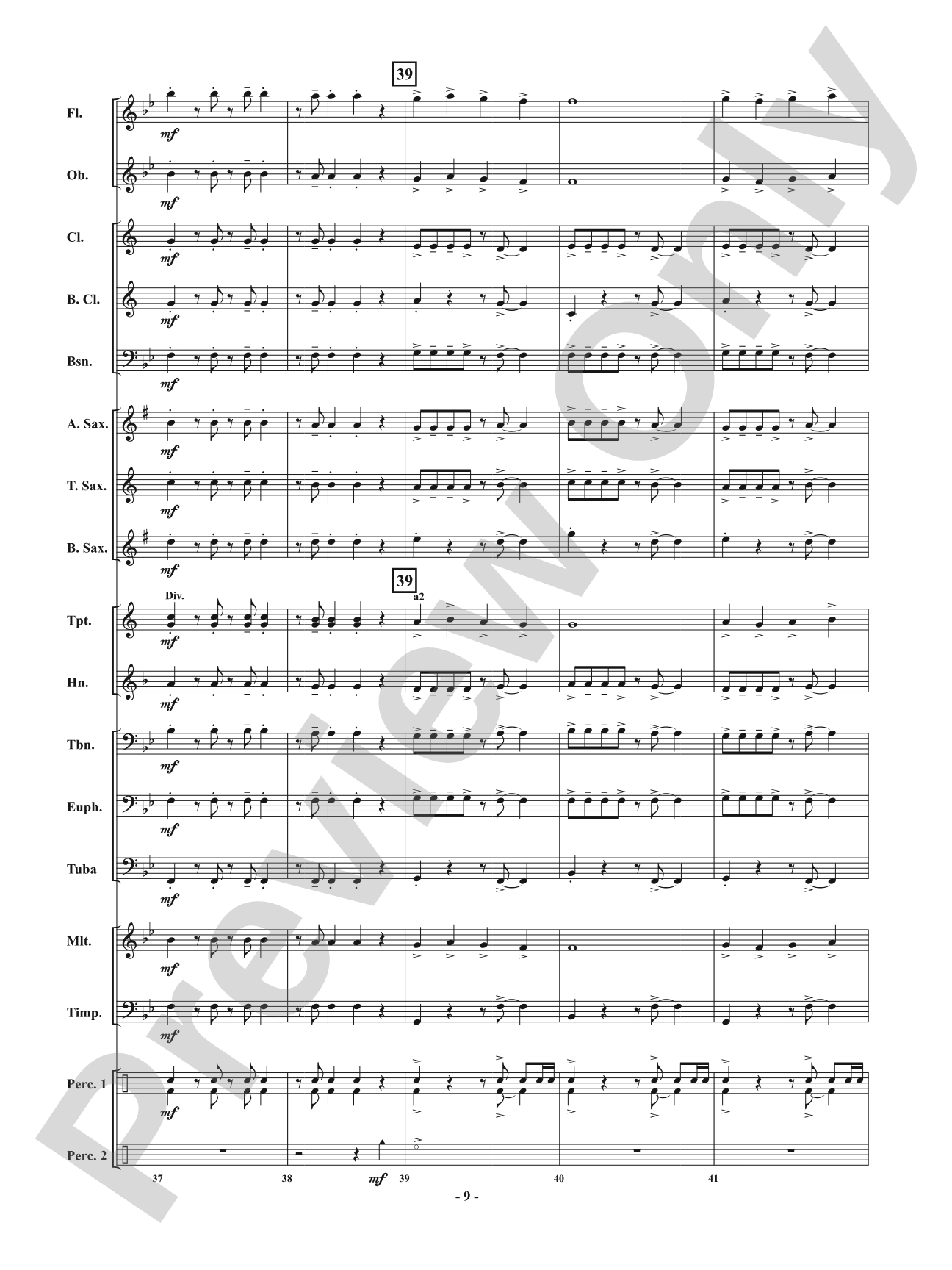 Dragon Bones: Concert Band Conductor Score & Parts