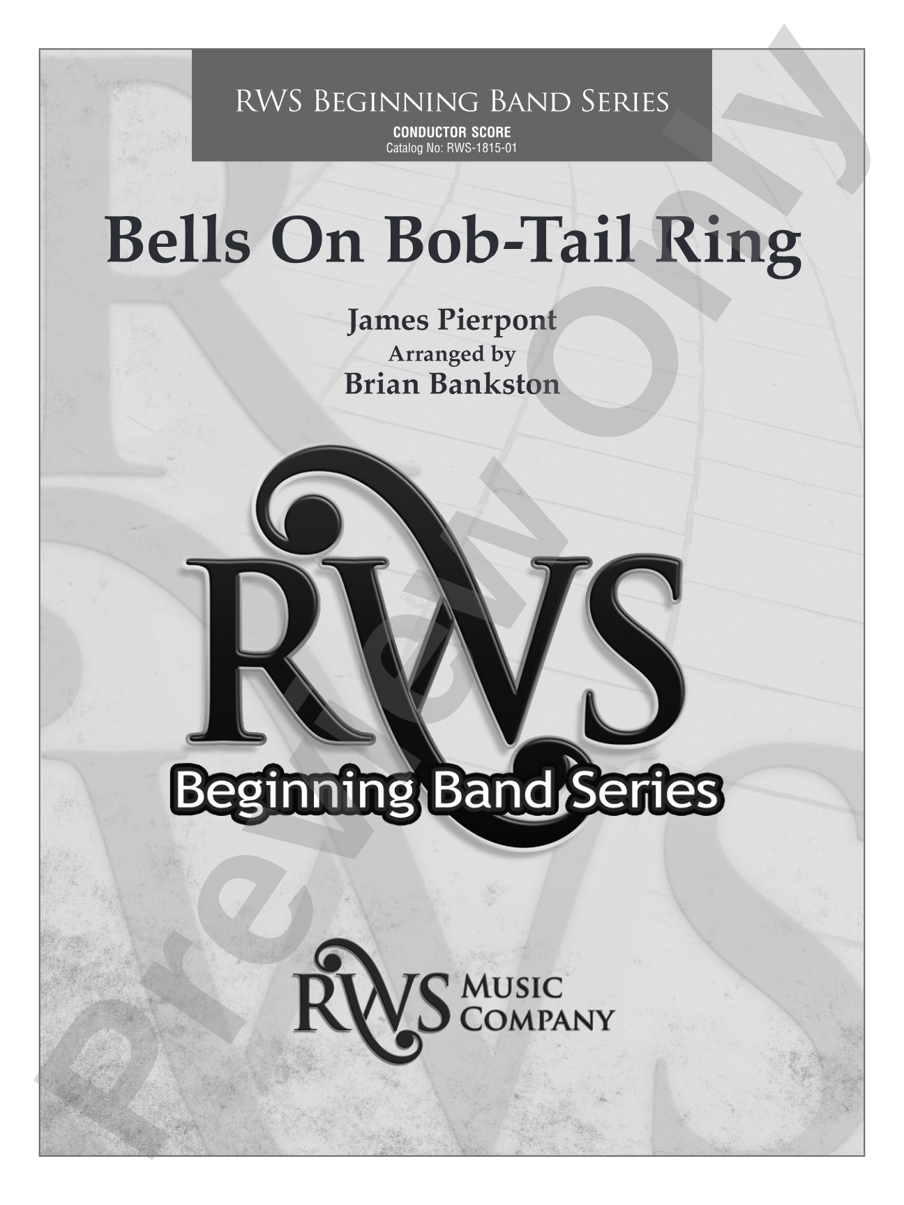 Bells on Bob-Tail Ring: Concert Band Conductor Score & Parts