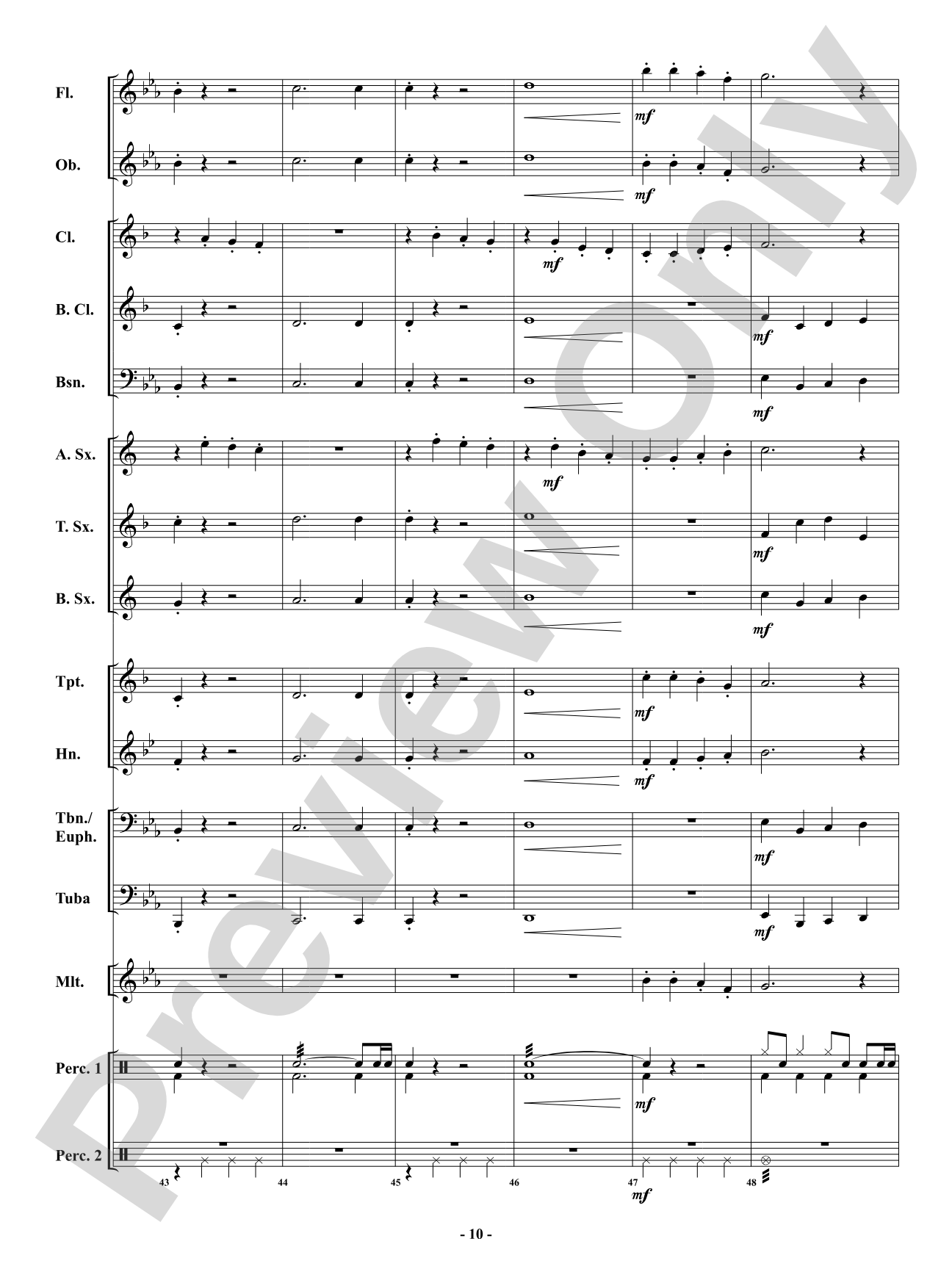 Bells on Bob-Tail Ring: Concert Band Conductor Score & Parts