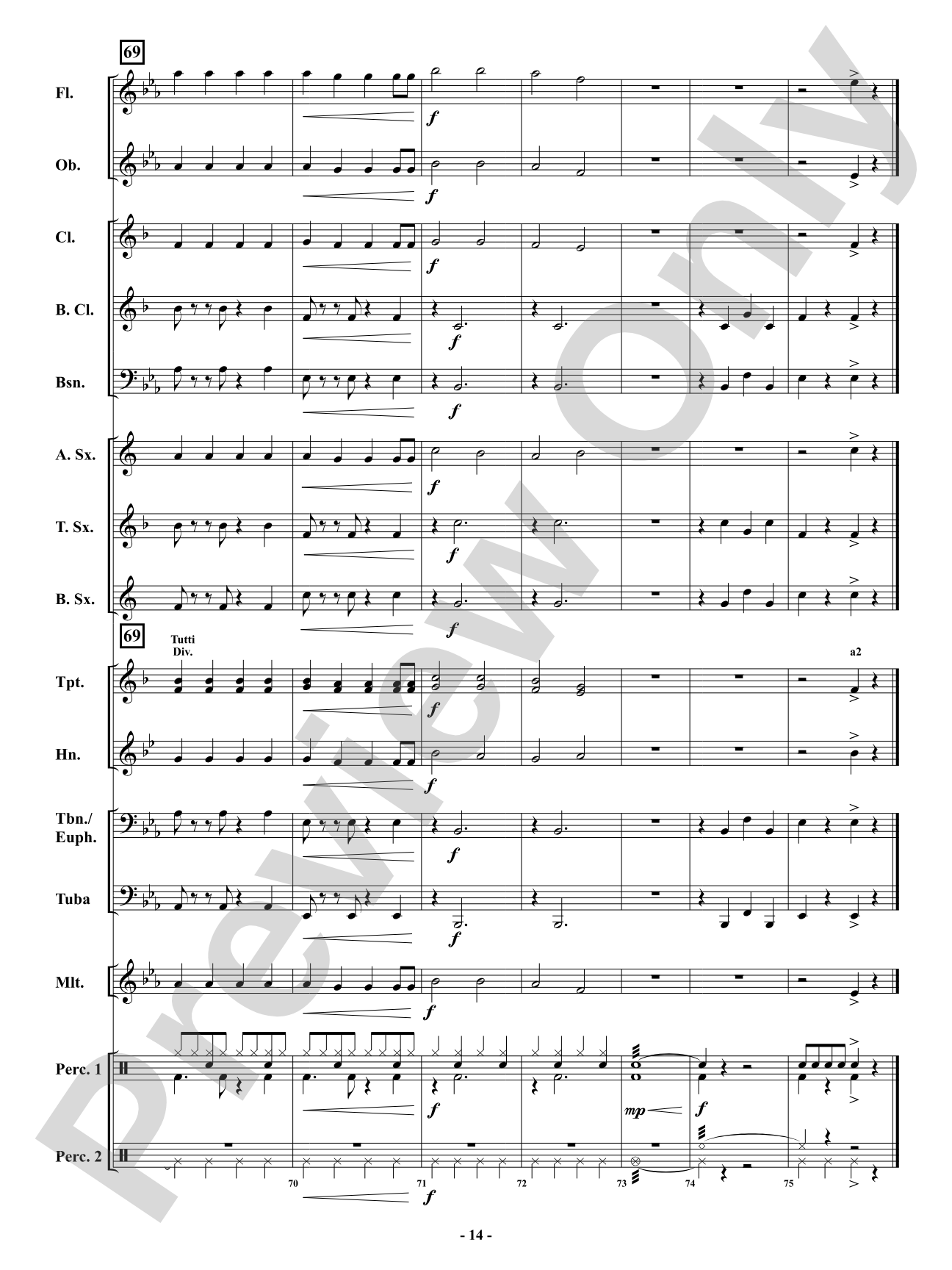 Bells on Bob-Tail Ring: Concert Band Conductor Score & Parts
