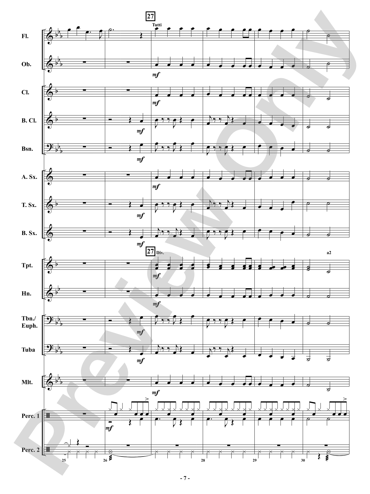 Bells on Bob-Tail Ring: Concert Band Conductor Score & Parts