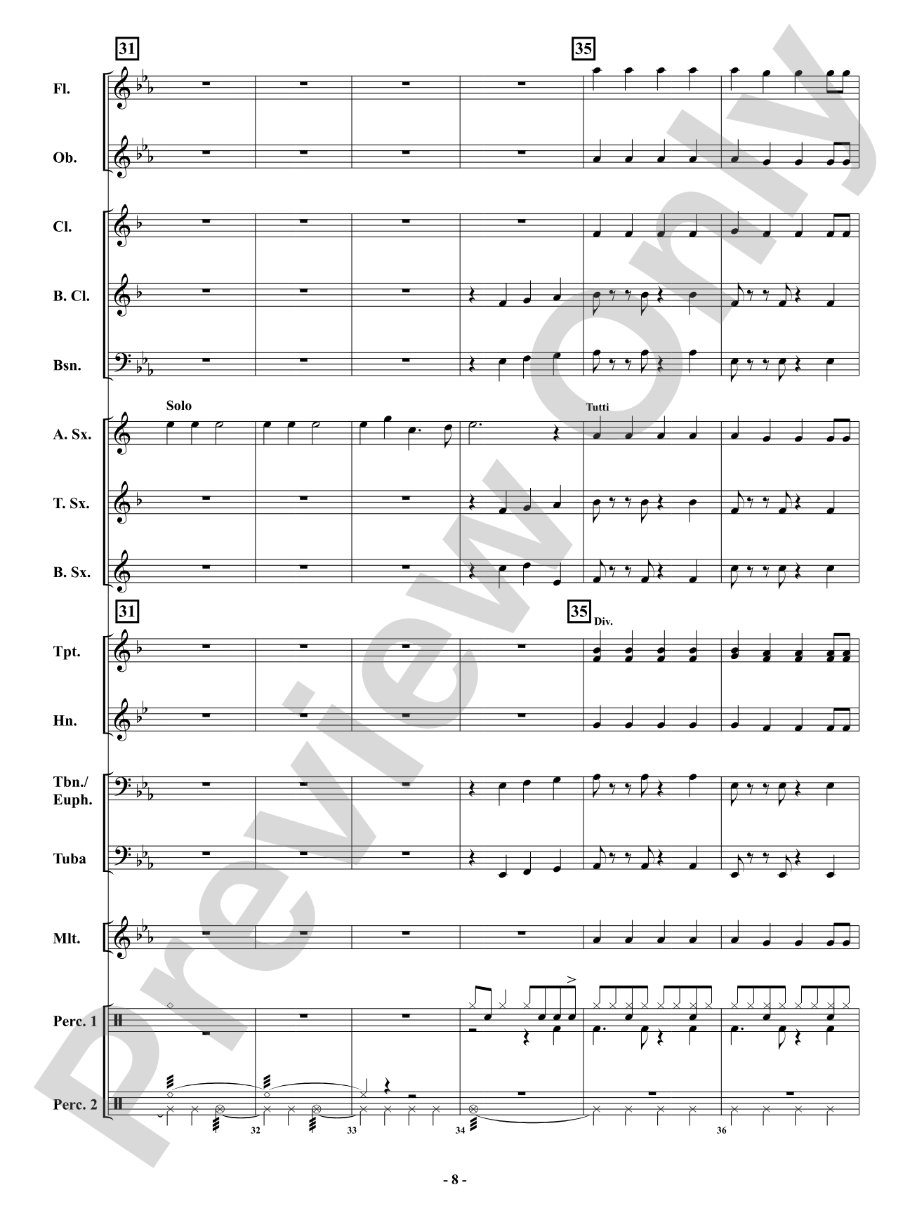 Bells on Bob-Tail Ring: Concert Band Conductor Score & Parts