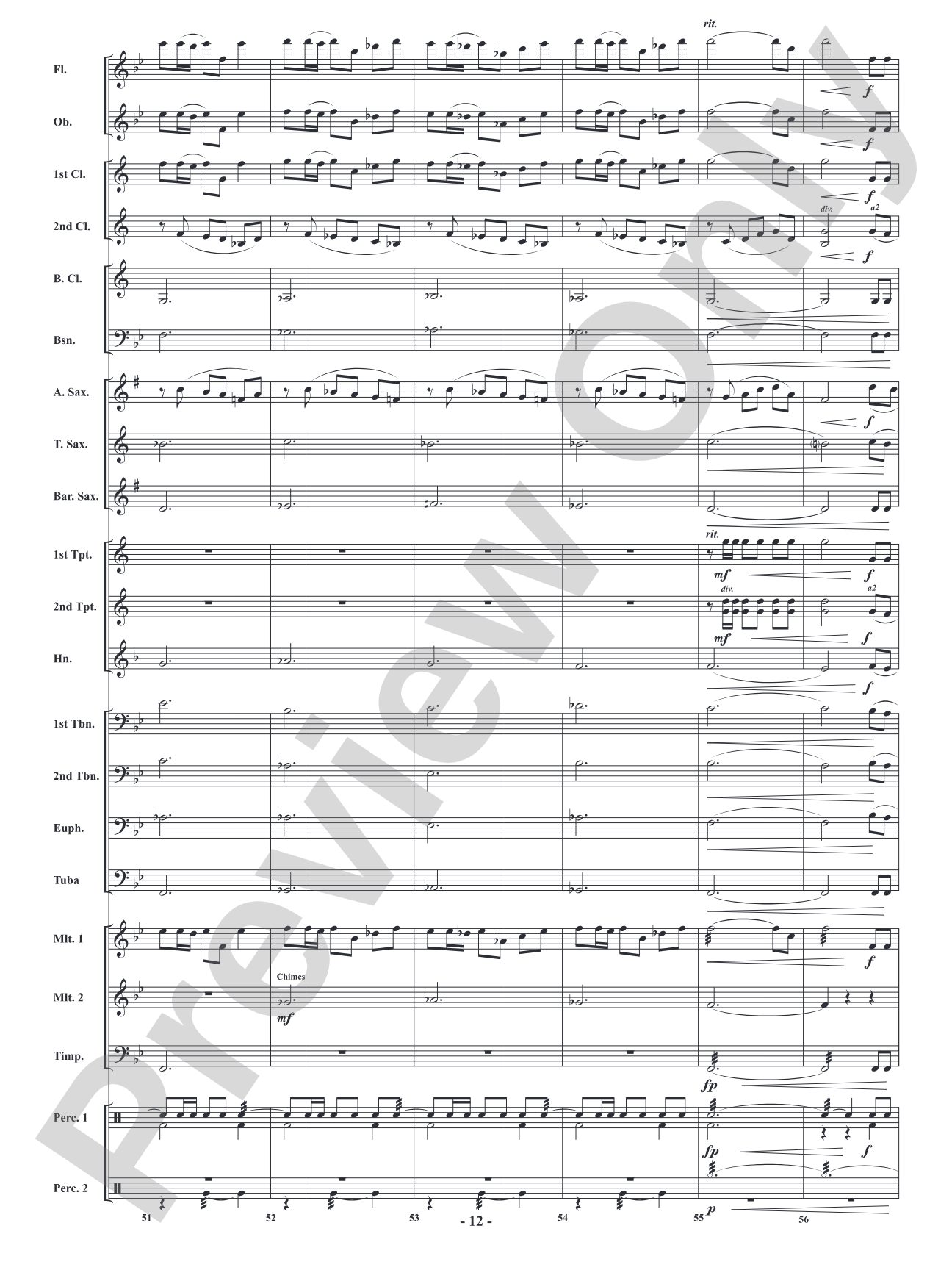 Two Advent Carols: Concert Band Conductor Score & Parts