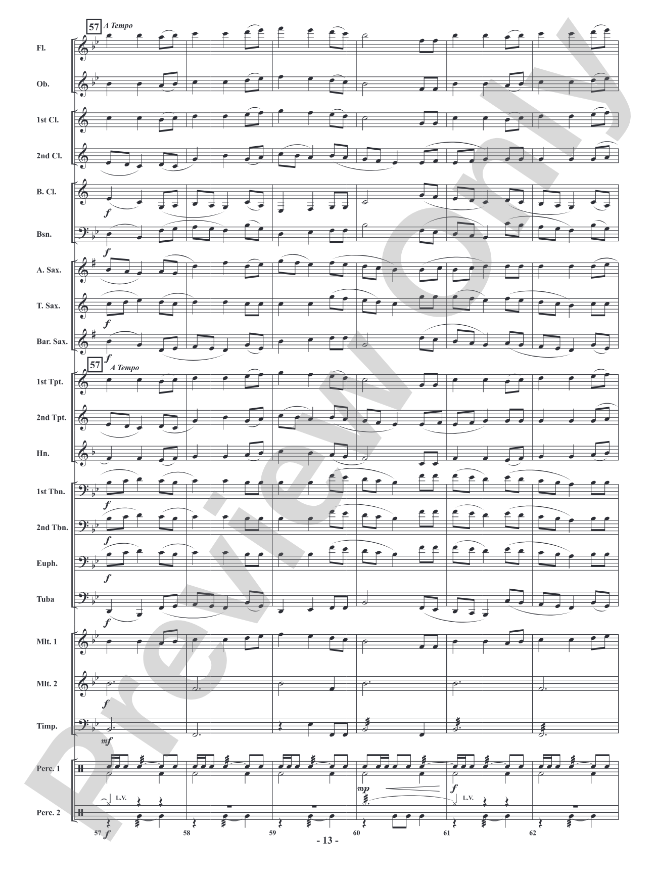 Two Advent Carols: Concert Band Conductor Score & Parts