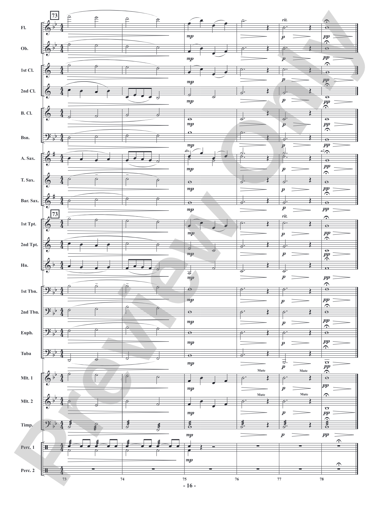 Two Advent Carols: Concert Band Conductor Score & Parts