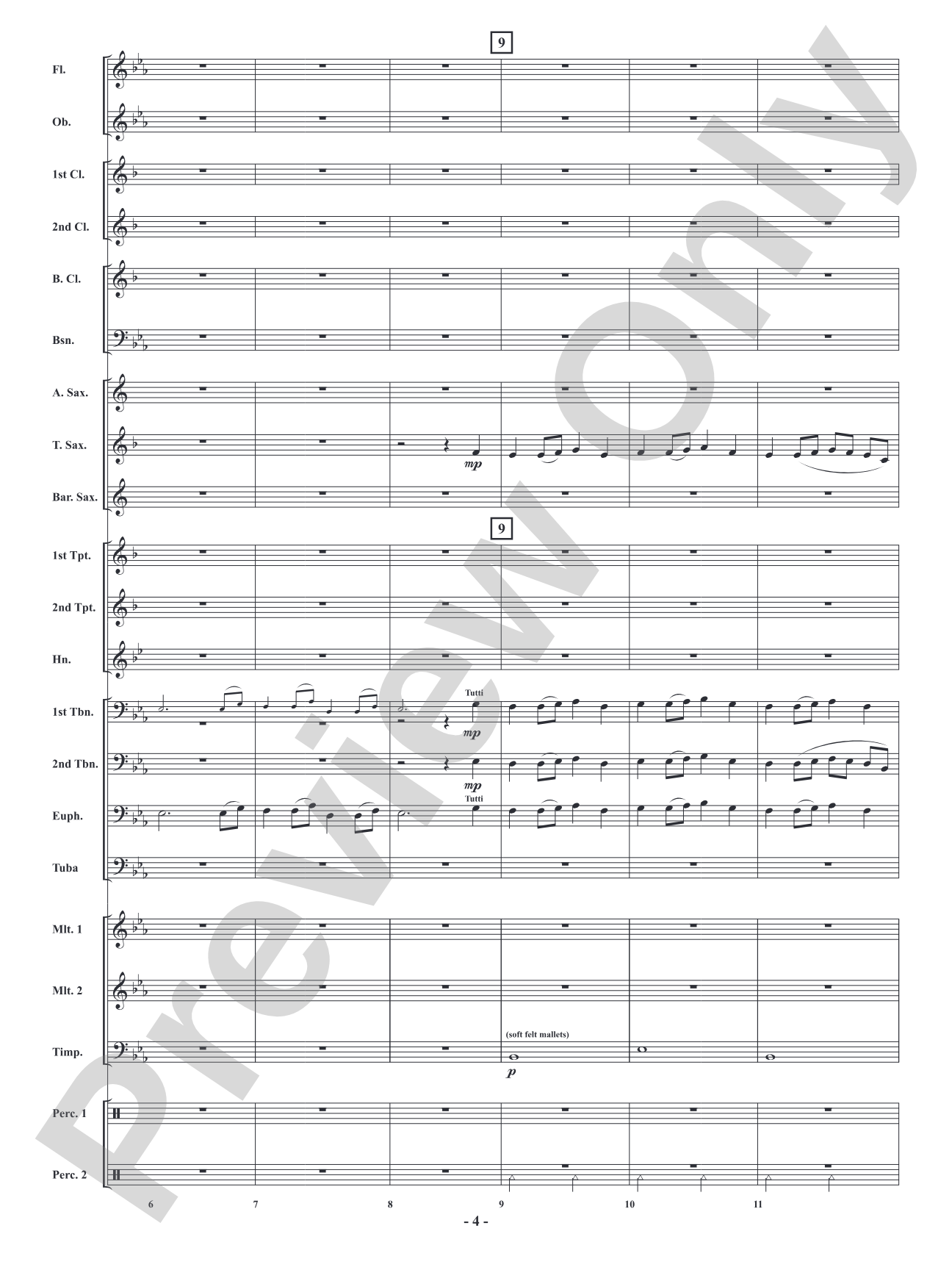 Two Advent Carols: Concert Band Conductor Score & Parts