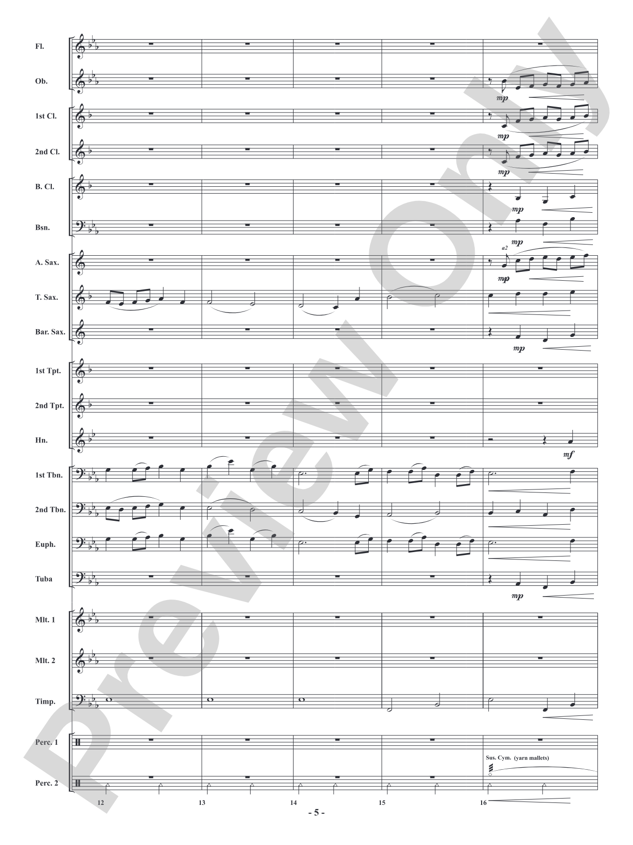Two Advent Carols: Concert Band Conductor Score & Parts