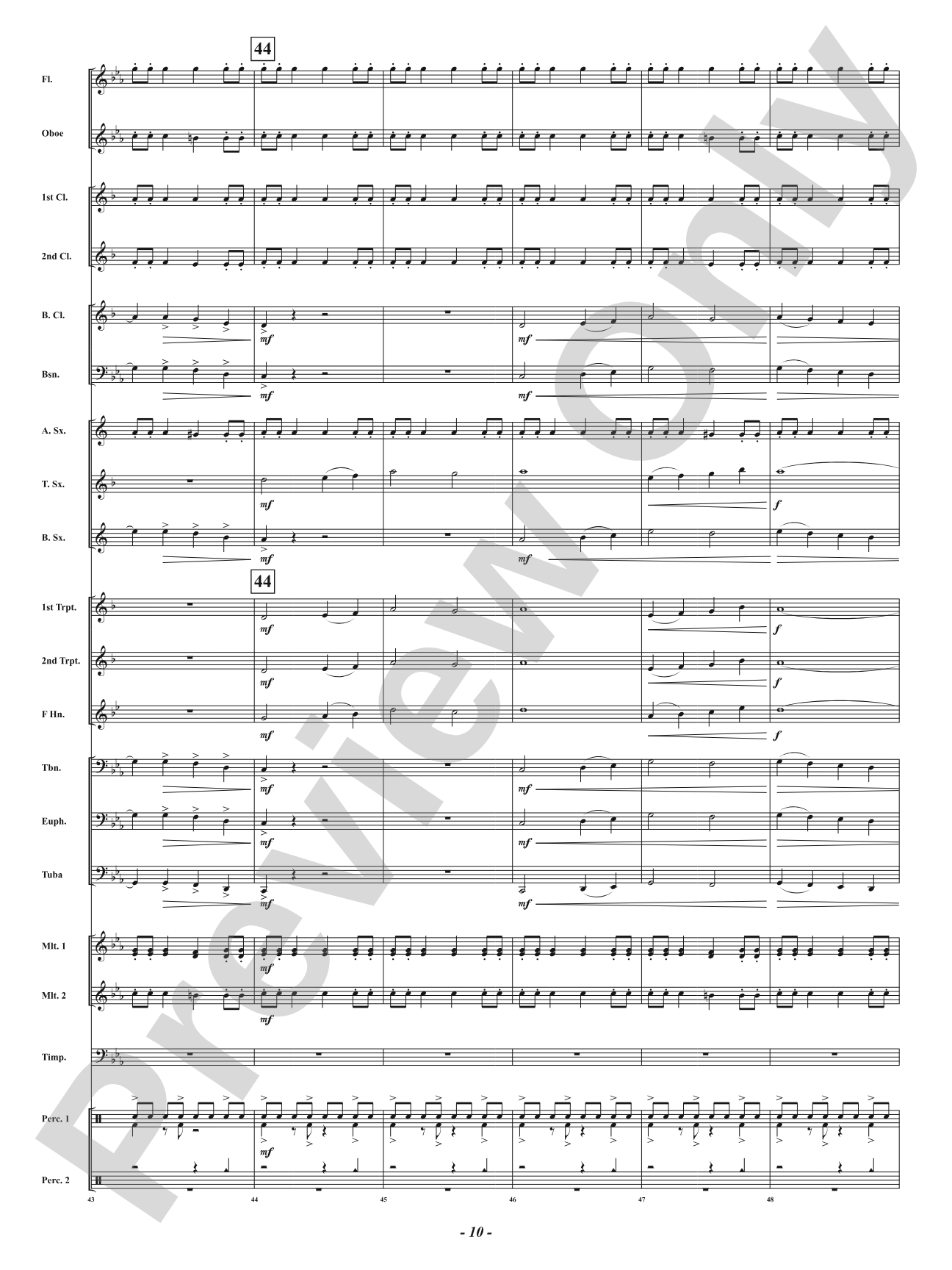 Down from the North: Concert Band Conductor Score & Parts