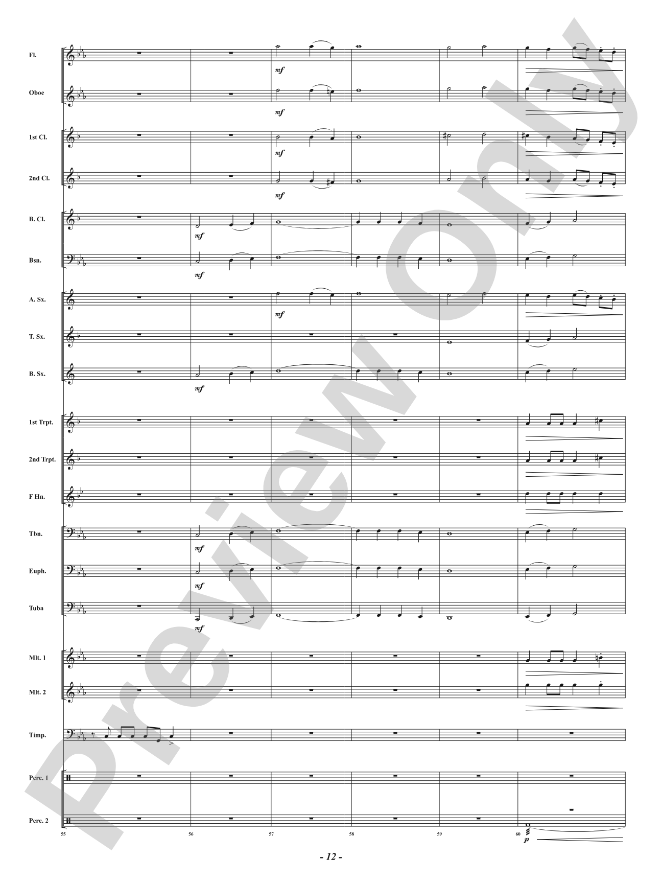 Down from the North: Concert Band Conductor Score & Parts