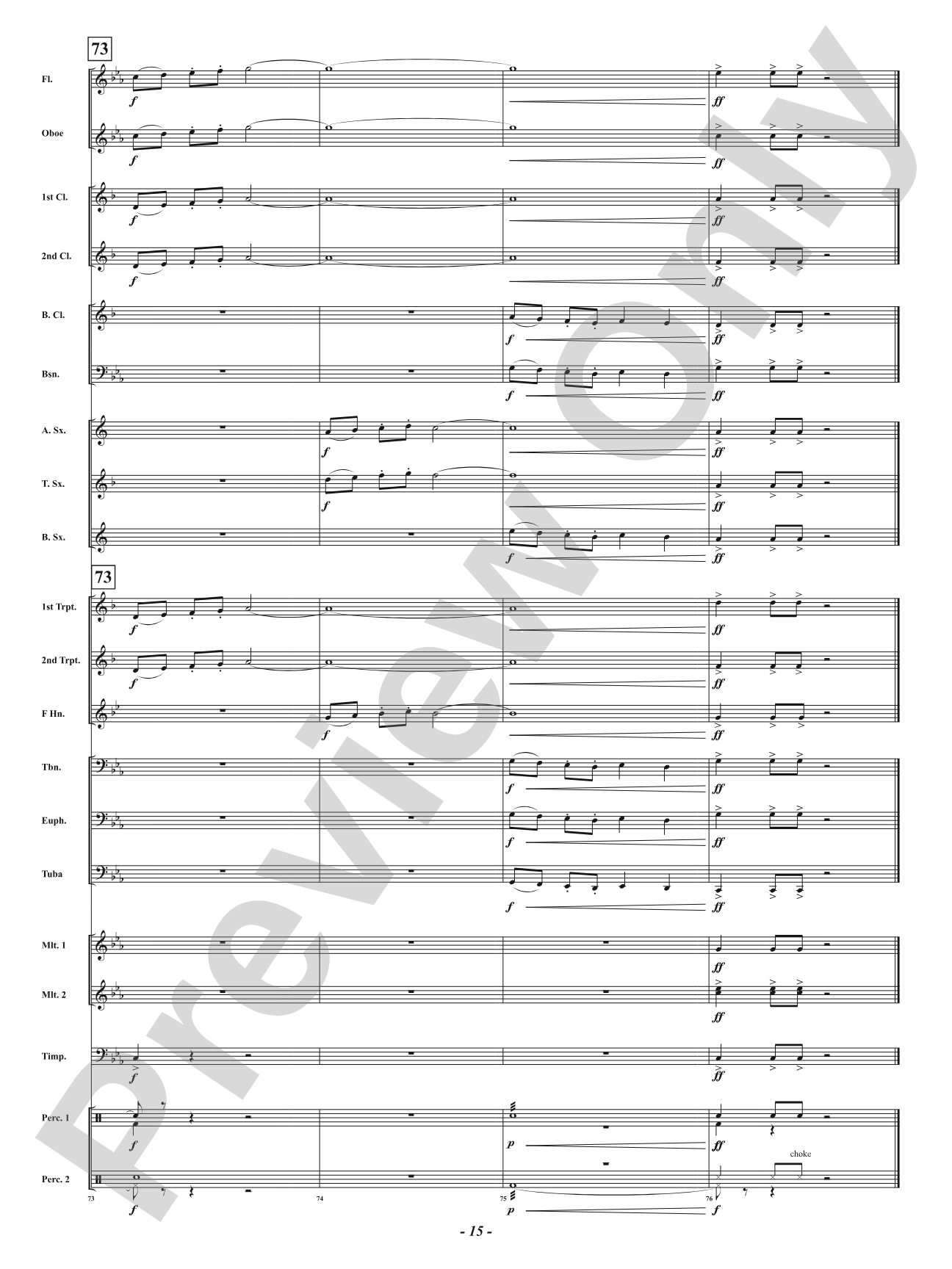 Down from the North: Concert Band Conductor Score & Parts