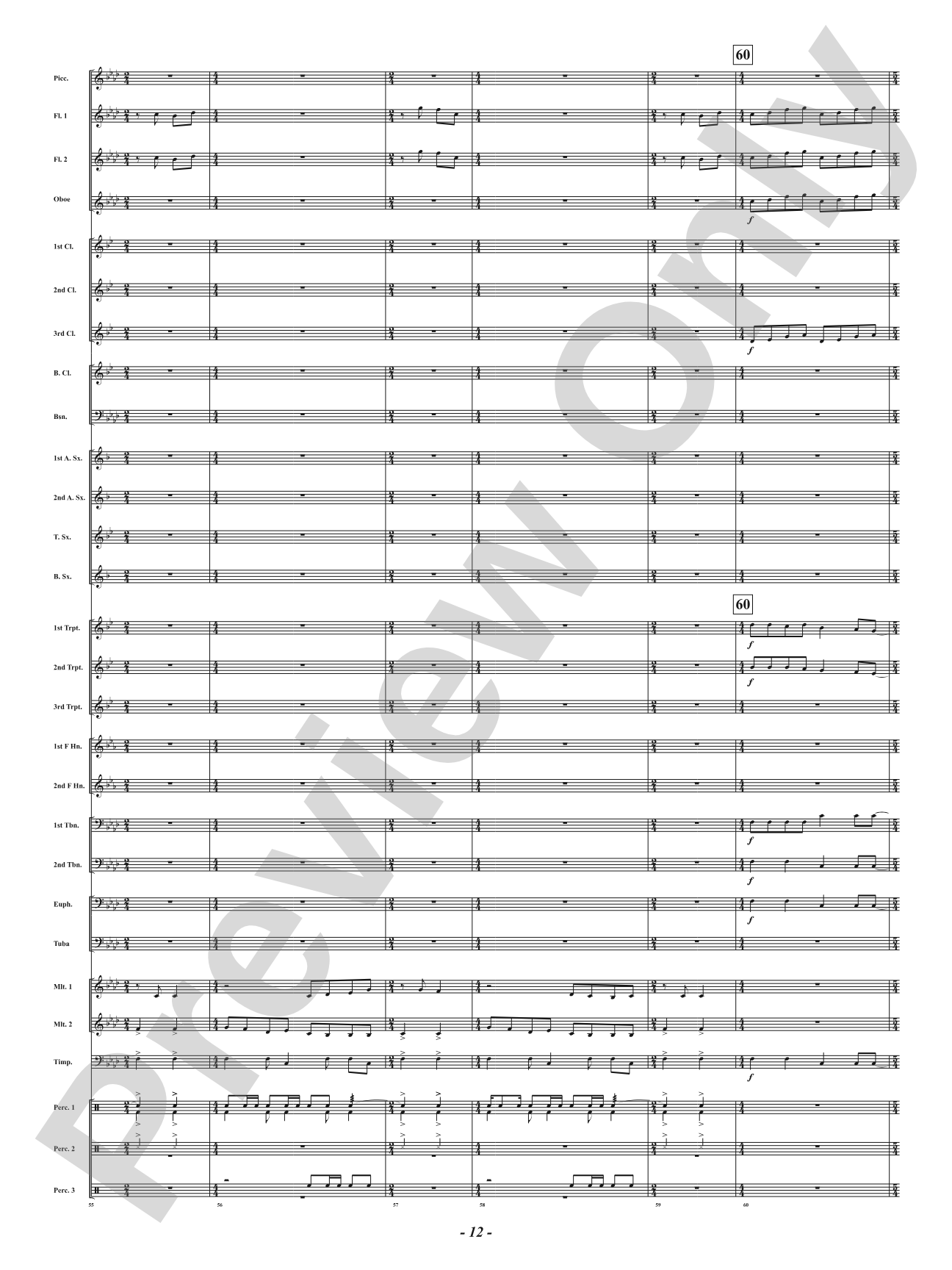 Riu Riu Chiu: Concert Band Conductor Score & Parts