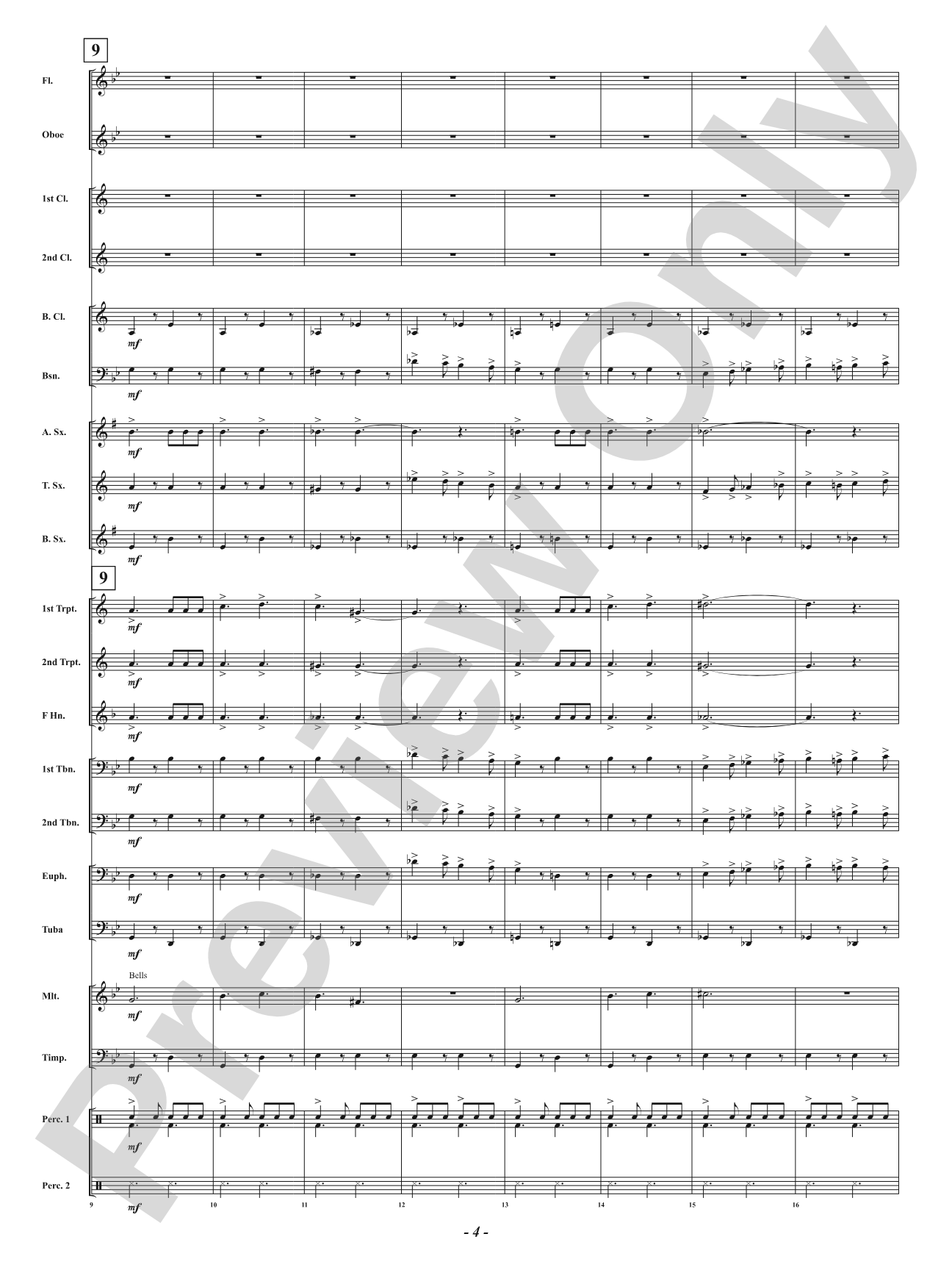 A Ride Through the Haunted Mansion: Concert Band Conductor Score & Parts