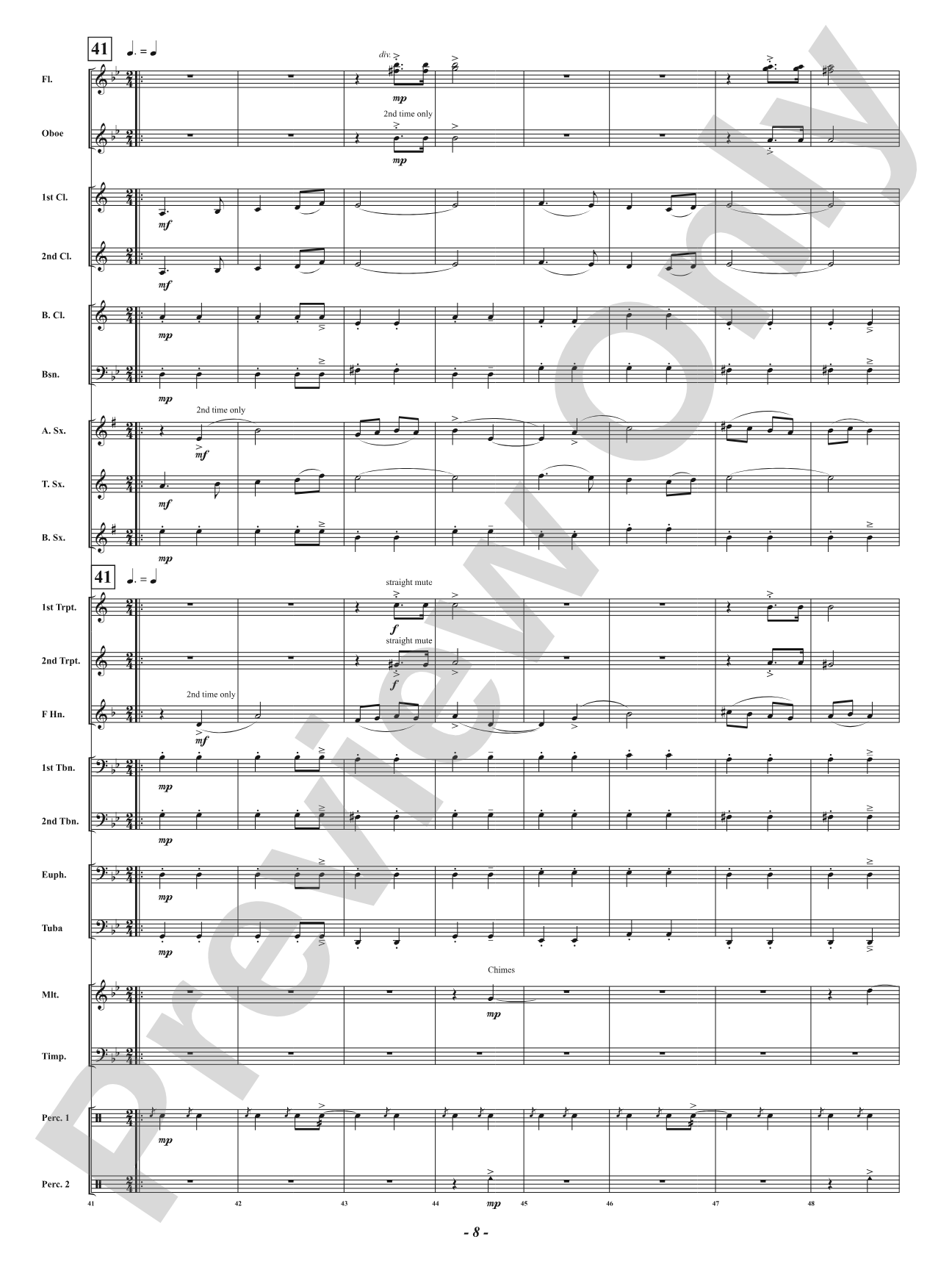 A Ride Through the Haunted Mansion: Concert Band Conductor Score & Parts