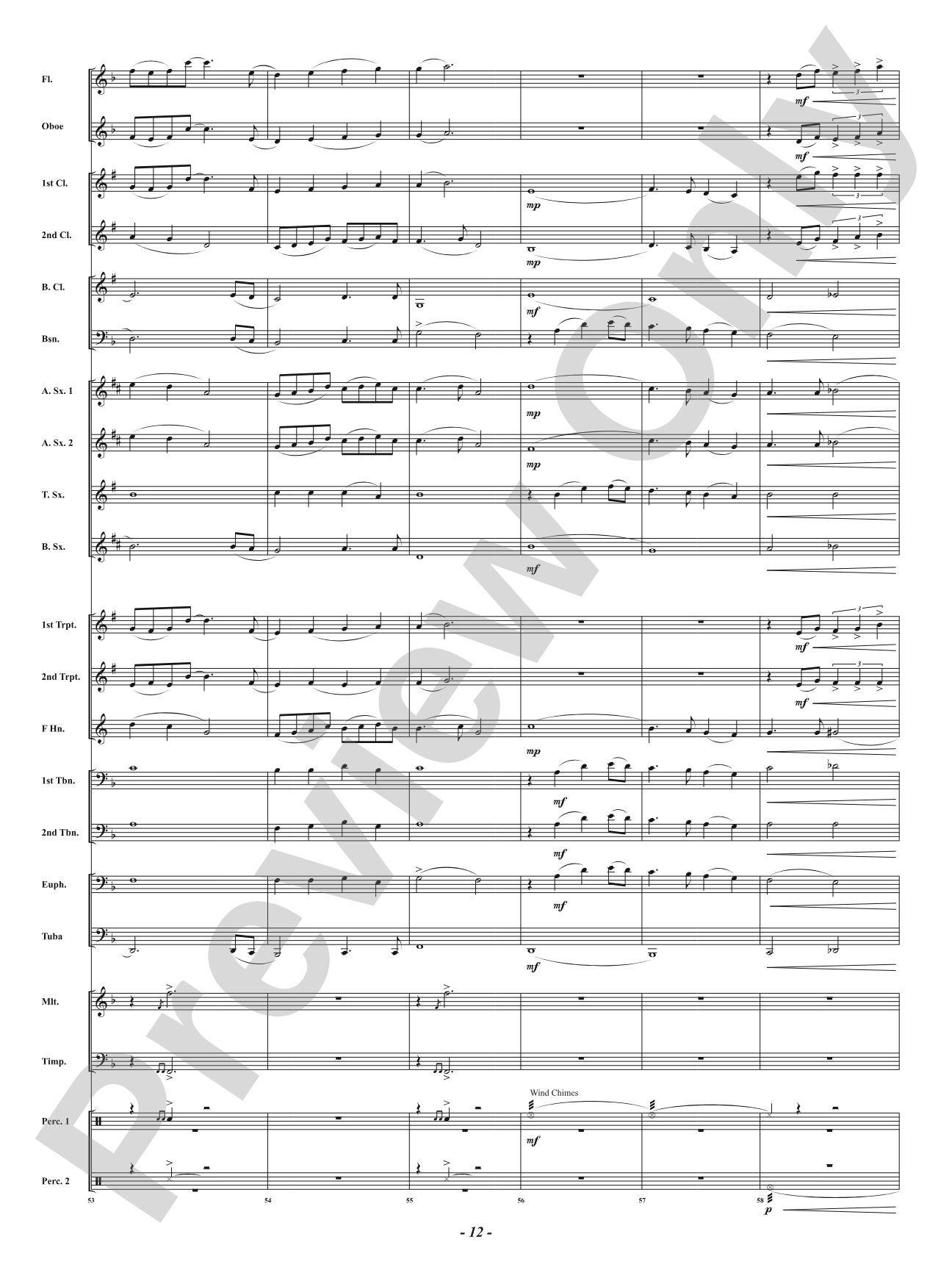 Memories Eternal: Concert Band Conductor Score & Parts