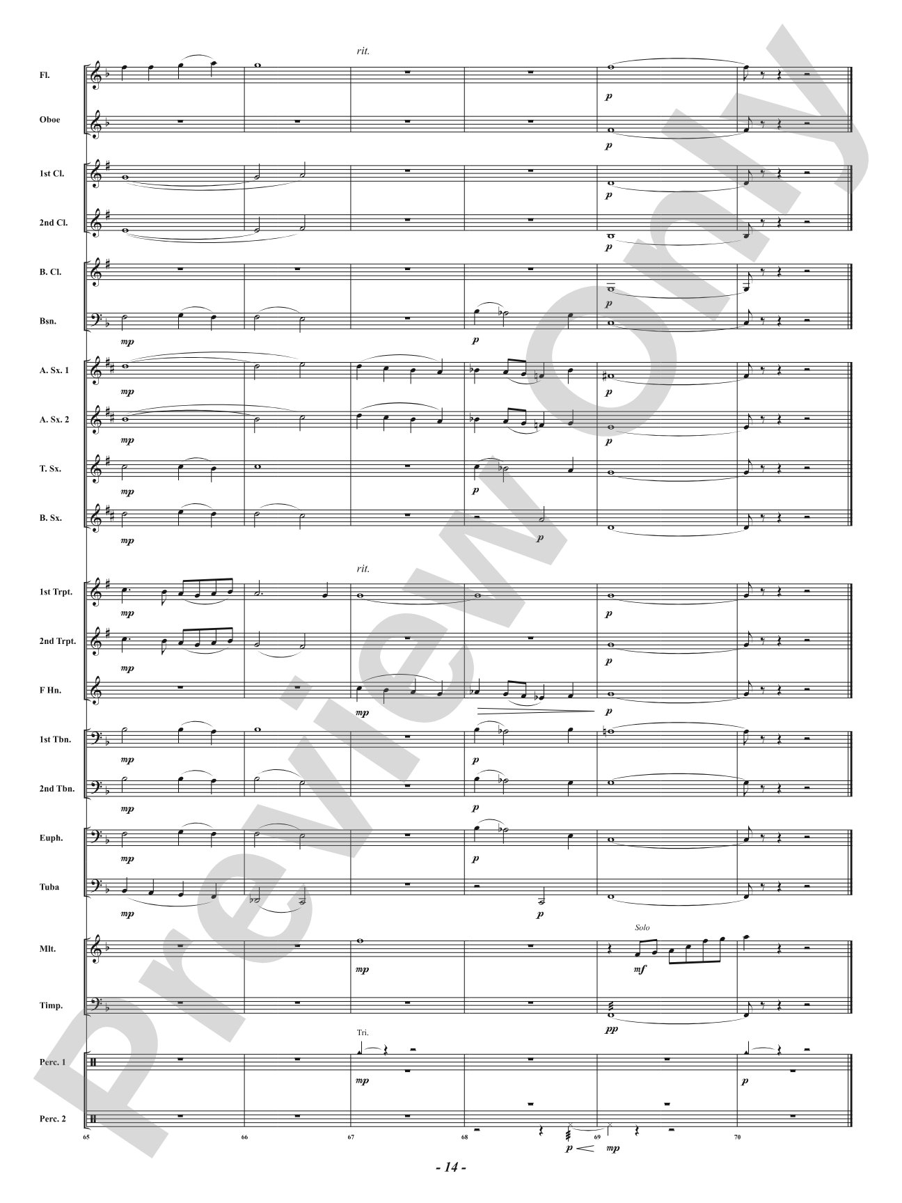 Memories Eternal: Concert Band Conductor Score & Parts