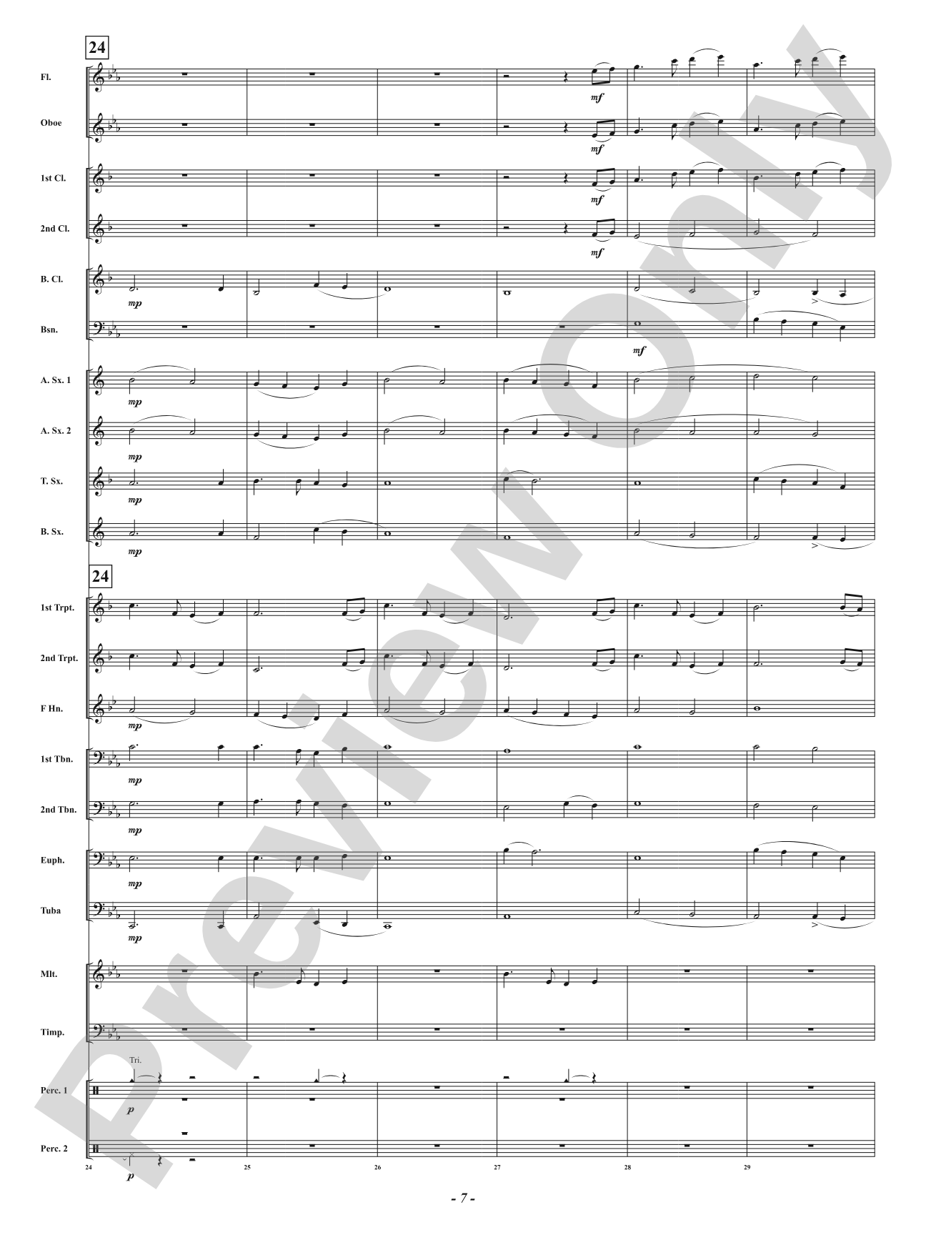 Memories Eternal: Concert Band Conductor Score & Parts