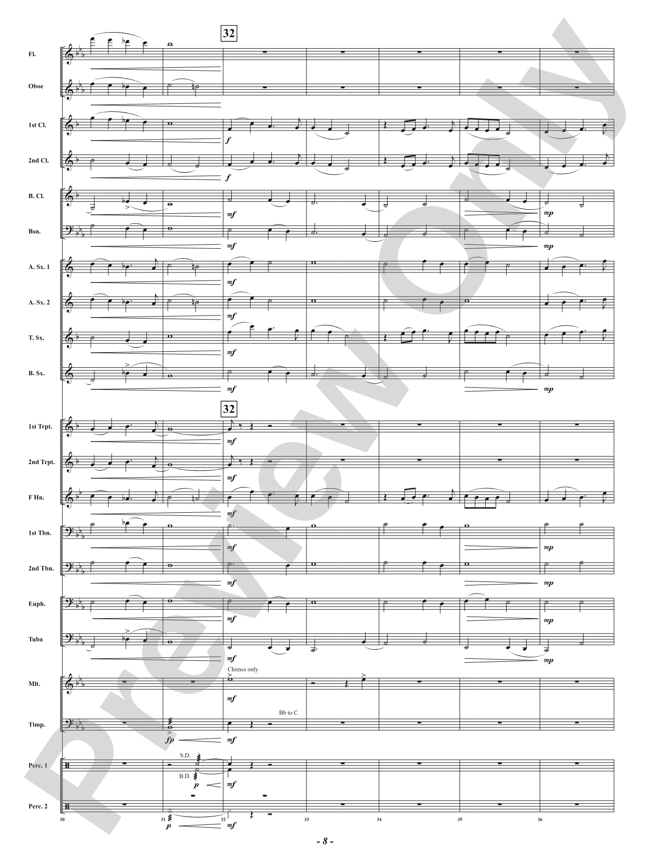 Memories Eternal: Concert Band Conductor Score & Parts