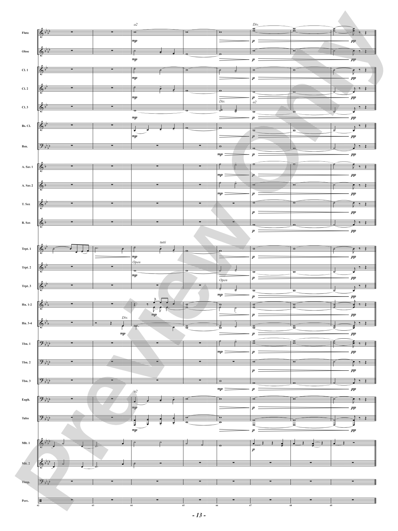 On Silver Wings: Concert Band Conductor Score & Parts