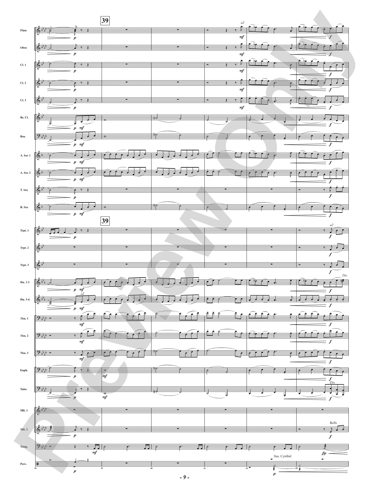 On Silver Wings: Concert Band Conductor Score & Parts