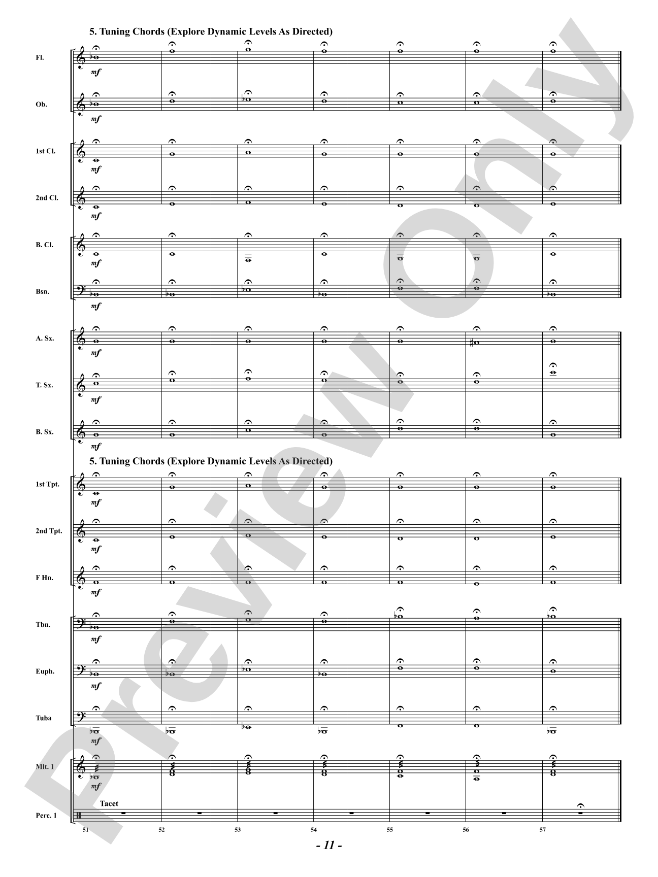 Developing Band Warm-Up: Concert Band Conductor Score & Parts