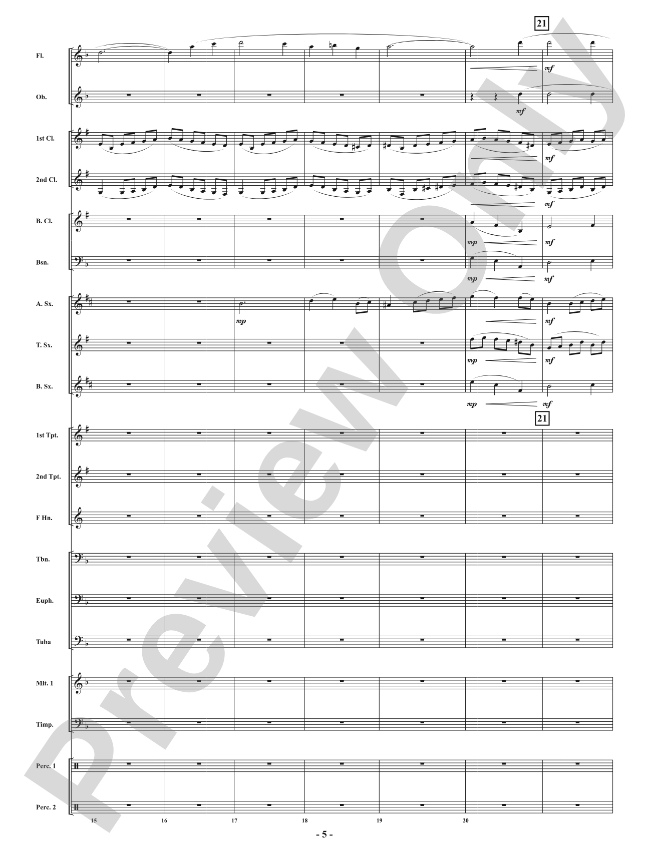 Scarborough Fair: Concert Band Conductor Score & Parts