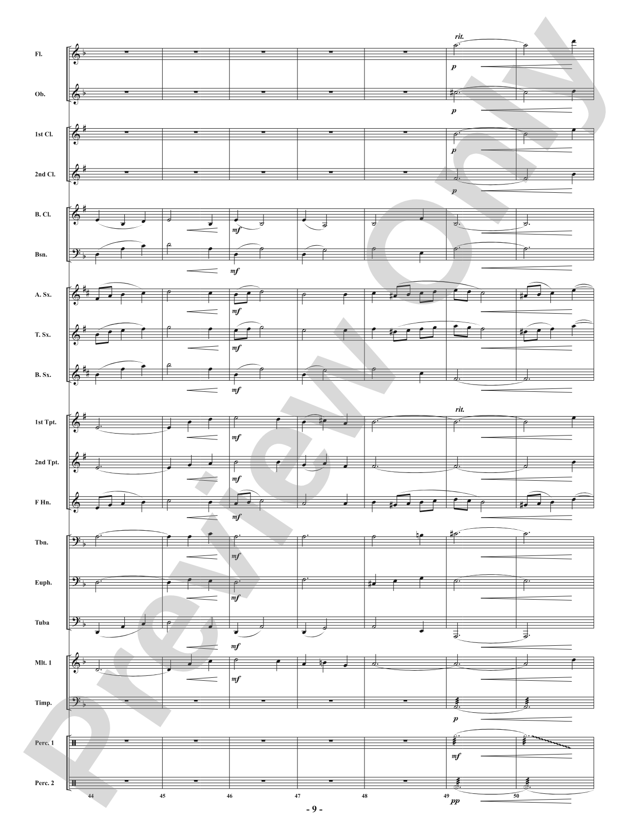 Scarborough Fair: Concert Band Conductor Score & Parts