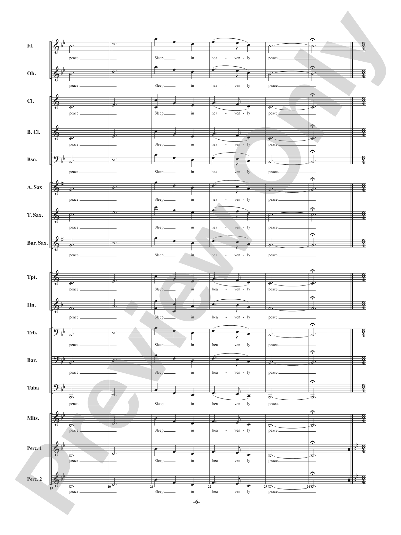 Silent Night - Melody Mine: Score