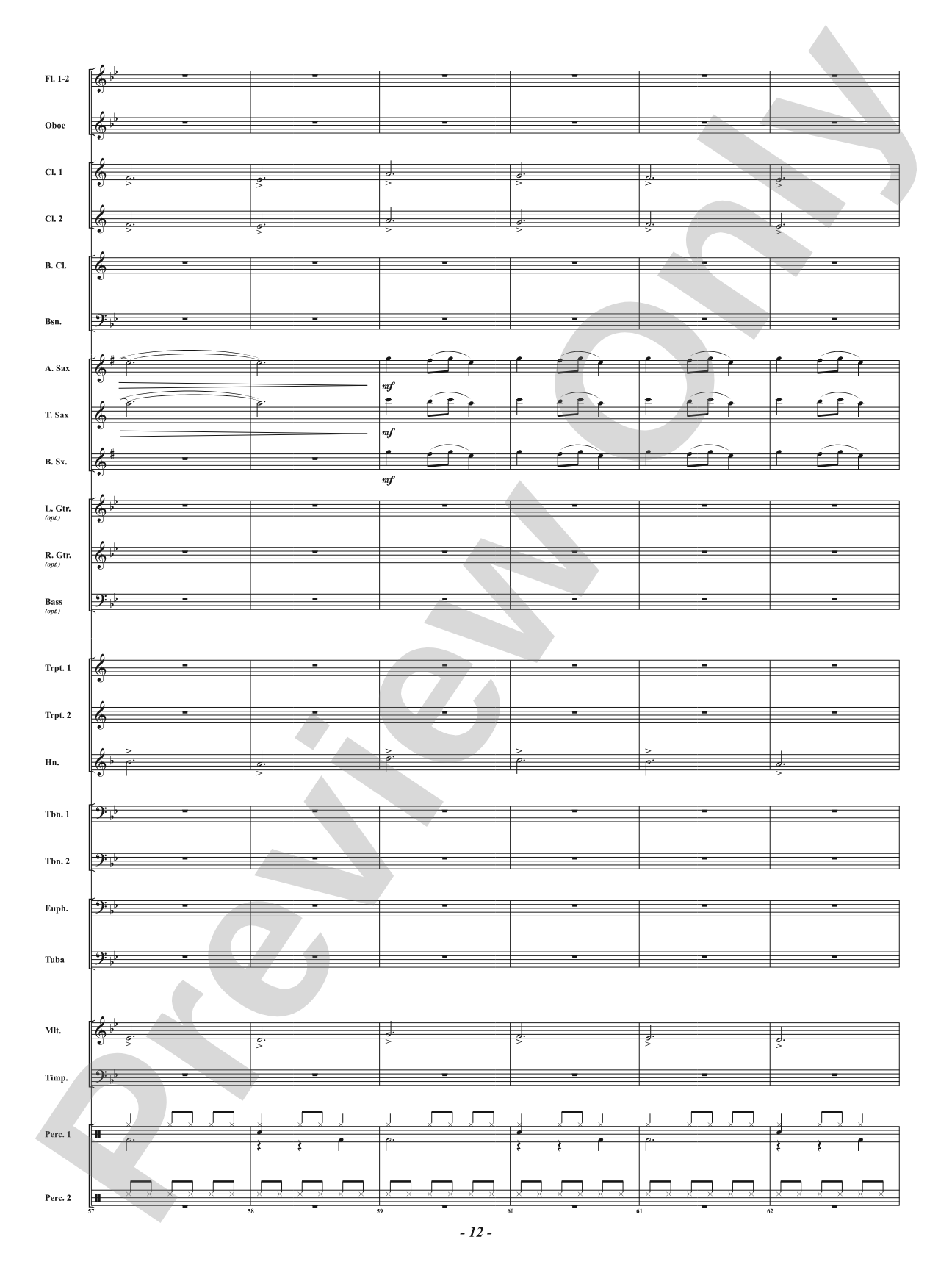 Beyond the Bell Carol: Concert Band Conductor Score & Parts