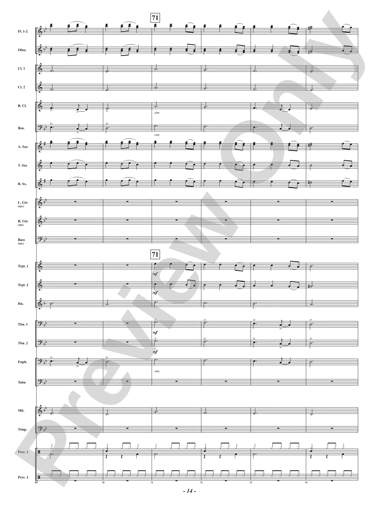 Beyond the Bell Carol: Concert Band Conductor Score & Parts