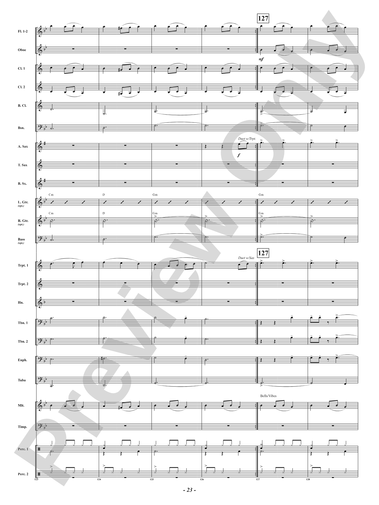 Beyond the Bell Carol: Concert Band Conductor Score & Parts
